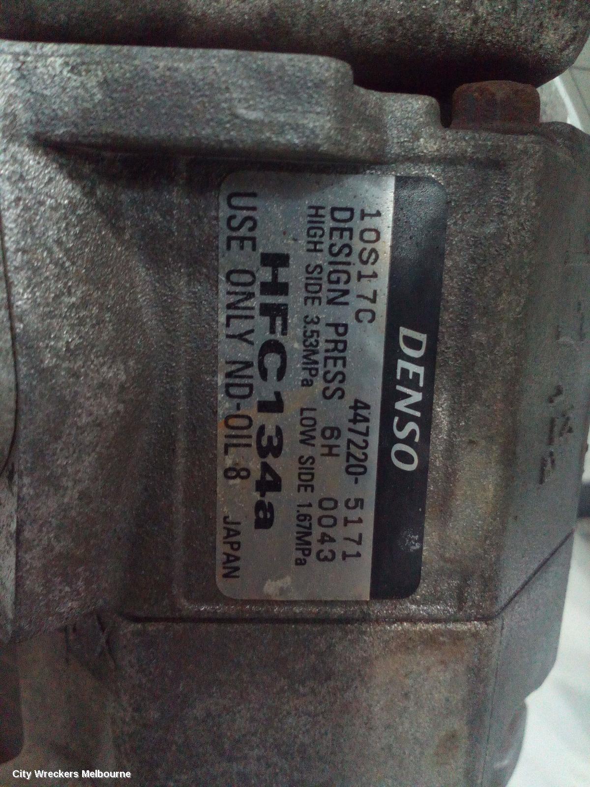 TOYOTA PRADO A/C COMPRESSOR, 120 SERIES, 3.0, 1KD-FTV, DIESEL, NON CLIMATE CONTROL TYPE, 11/2006 - 10/2009 - Image 1
