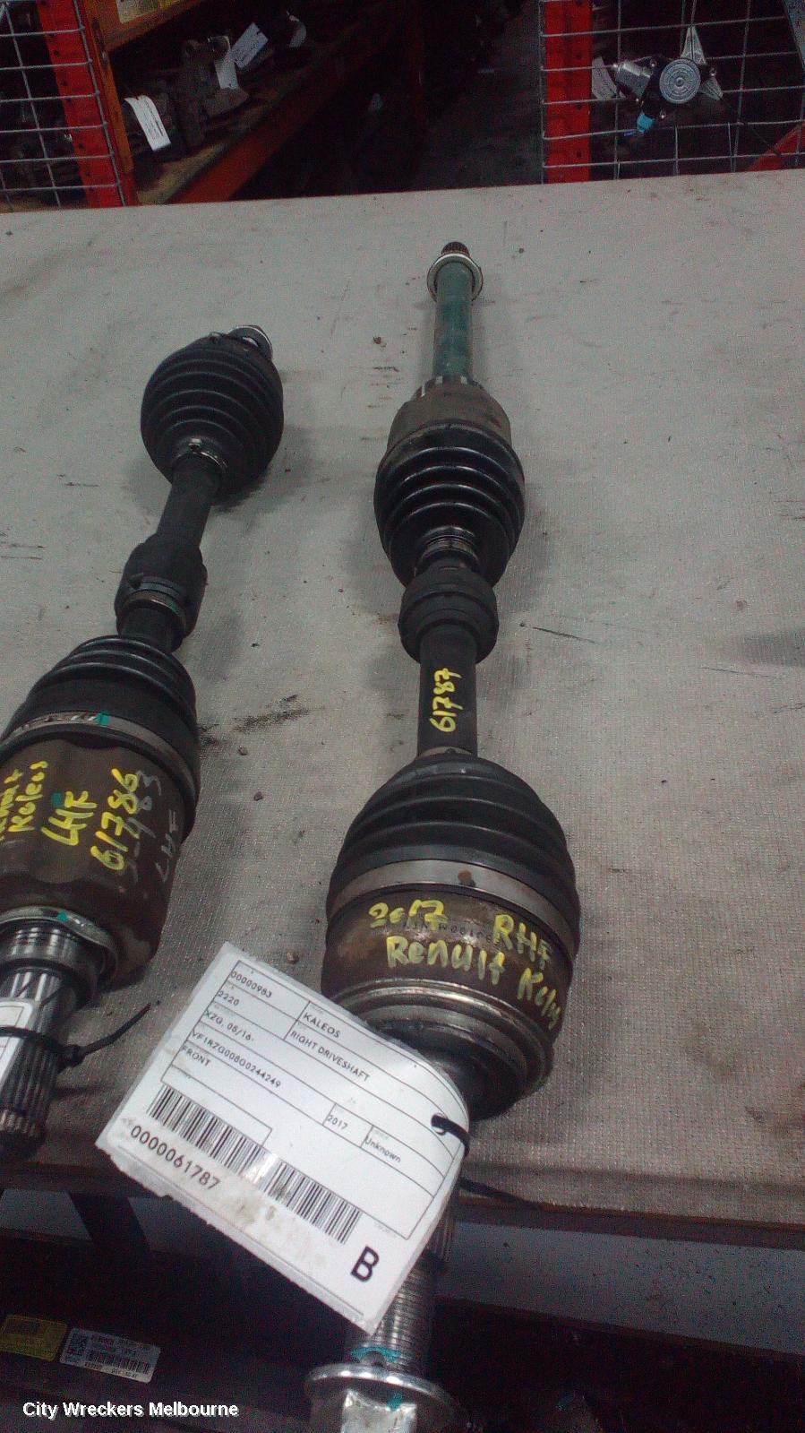 RENAULT KALEOS RIGHT DRIVESHAFT, FRONT, AUTO, FWD, PETROL, XZG, 05/2016 ONWARDS - Image 1