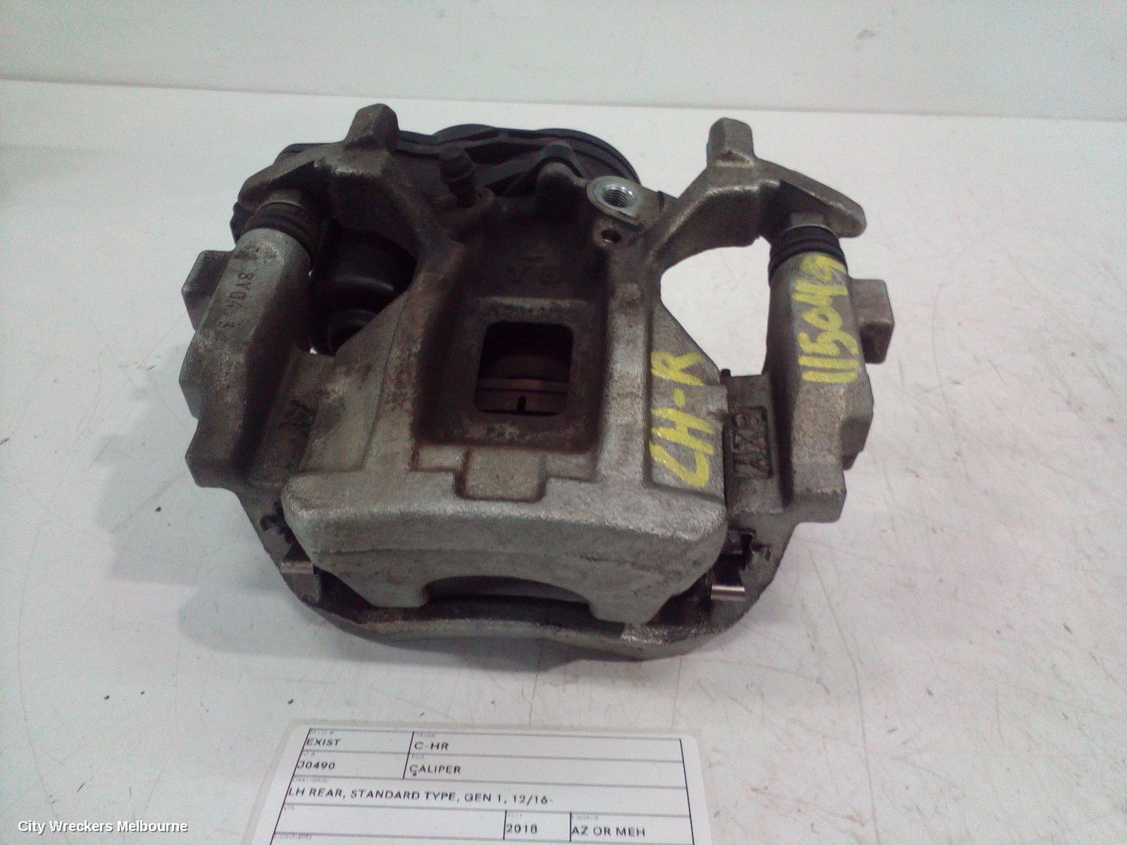 TOYOTA C-HR CALIPER, LH REAR, STANDARD TYPE, GEN 1, 12/2016 ONWARDS - Image 2