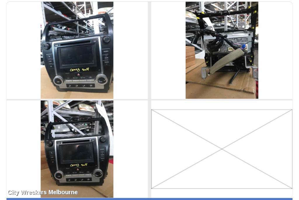 TOYOTA CAMRY RADIO/CD/DVD/SAT/TV, 6.1IN TOUCHSCREEN (P/N ON FACE 100035), ASV50/AVV50, 12/2011 - 05/2015 - Image 1