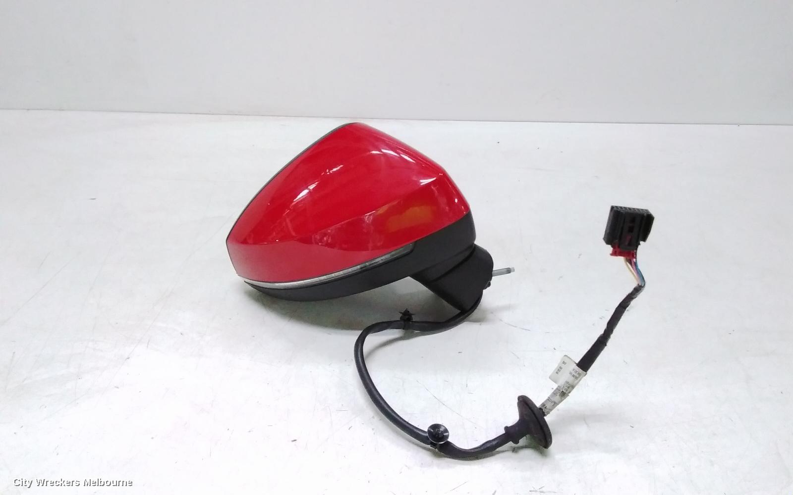 AUDI A3 RIGHT DOOR MIRROR, 8V, A3, SEDAN, POWER FOLD, NON LANE CHANGE ASSIST TYPE (6XK/7Y0), 05/2016 - 10/2020 - Image 1