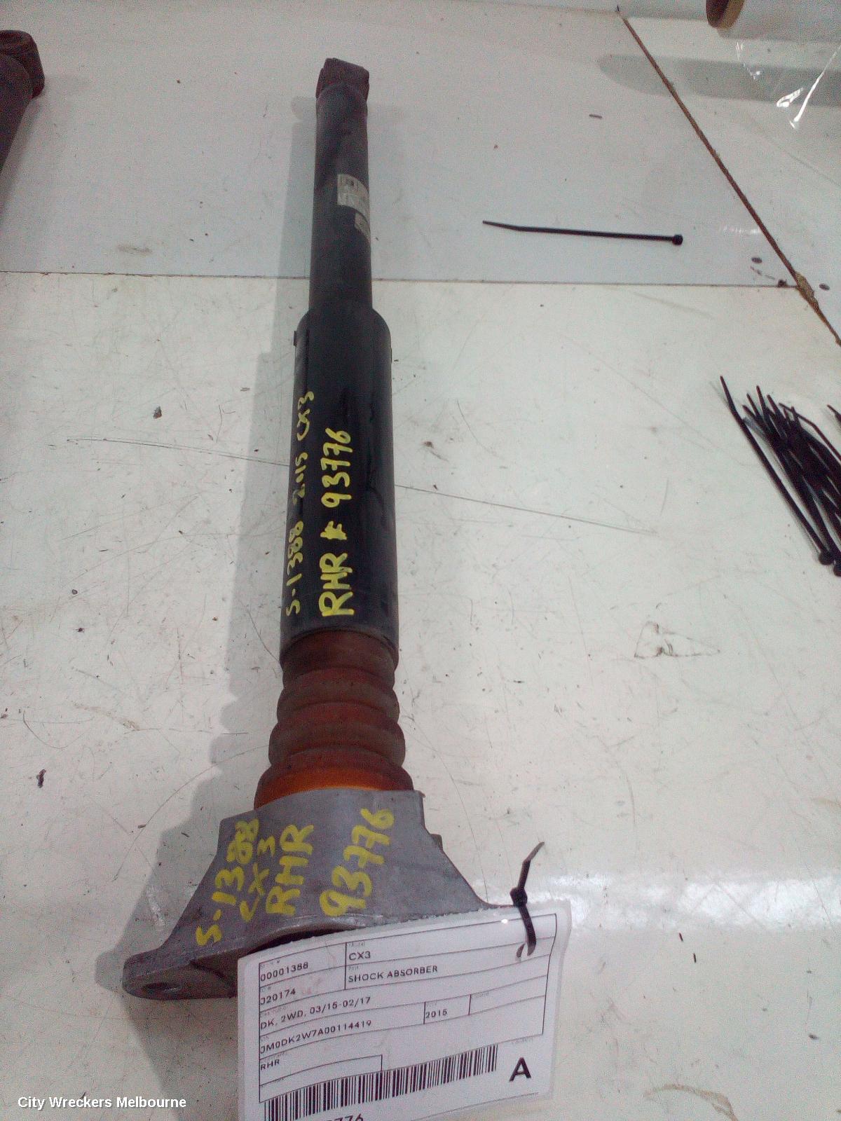 MAZDA CX3 SHOCK ABSORBER, DK, 2WD, 03/2015 - 02/2017 - Image 2