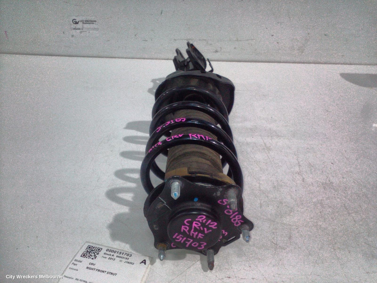 HONDA CRV RIGHT FRONT STRUT, RM, PETROL, 11/2012 - 10/2014 - Image 2