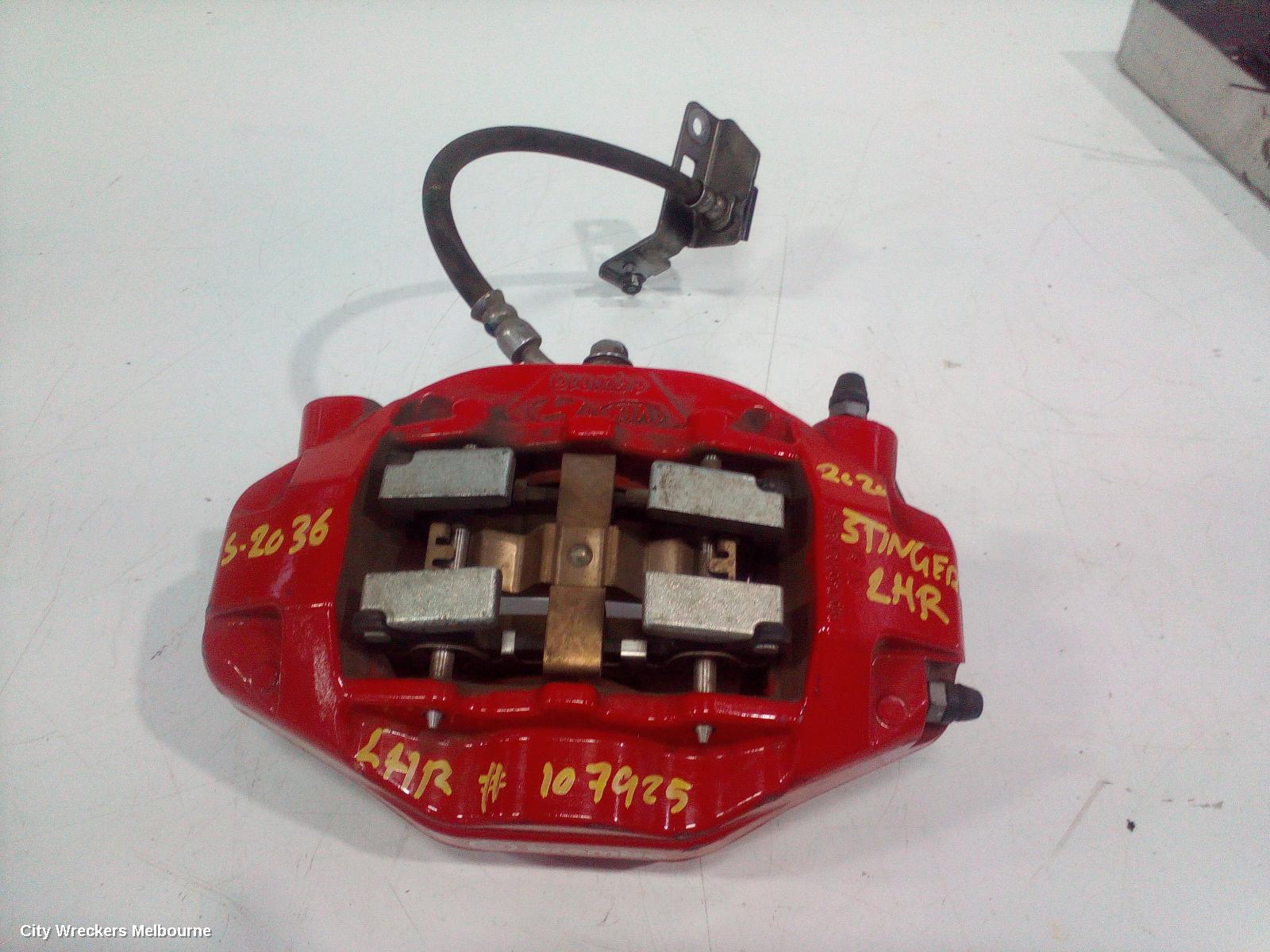 KIA STINGER CALIPER, LH REAR, 340MM, CK, 06/2017 - 04/2023 - Image 2
