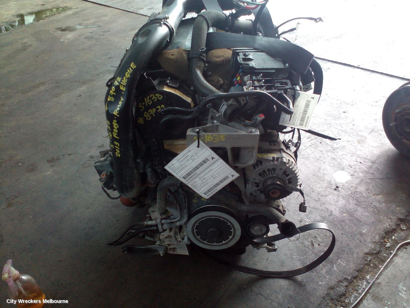 LAND ROVER RANGEROVER EVOQUE ENGINE, DIESEL, 2.2, TURBO, L538, 11/2011 - 08/2015 - Image 1