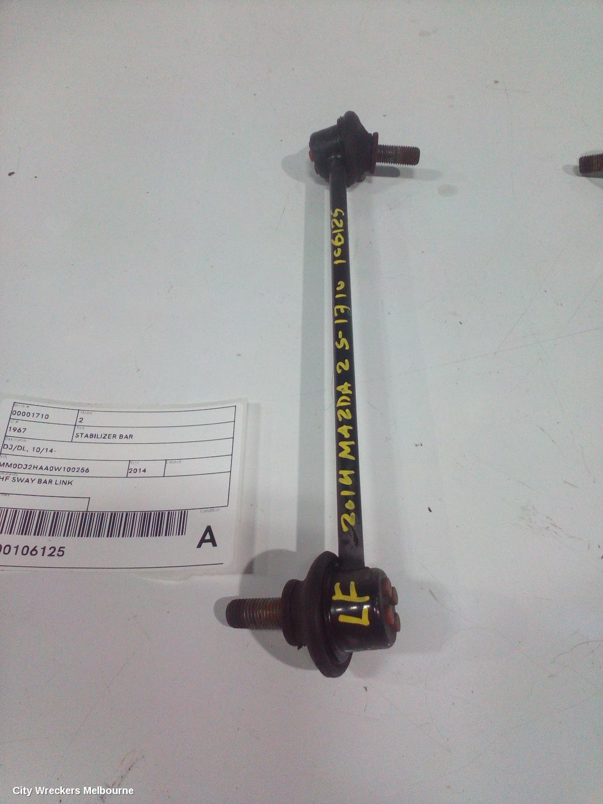 MAZDA 2 STABILISER BAR, DJ/DL, SWAY BAR LINK (LH SIDE), 10/2014 ONWARDS - Image 1