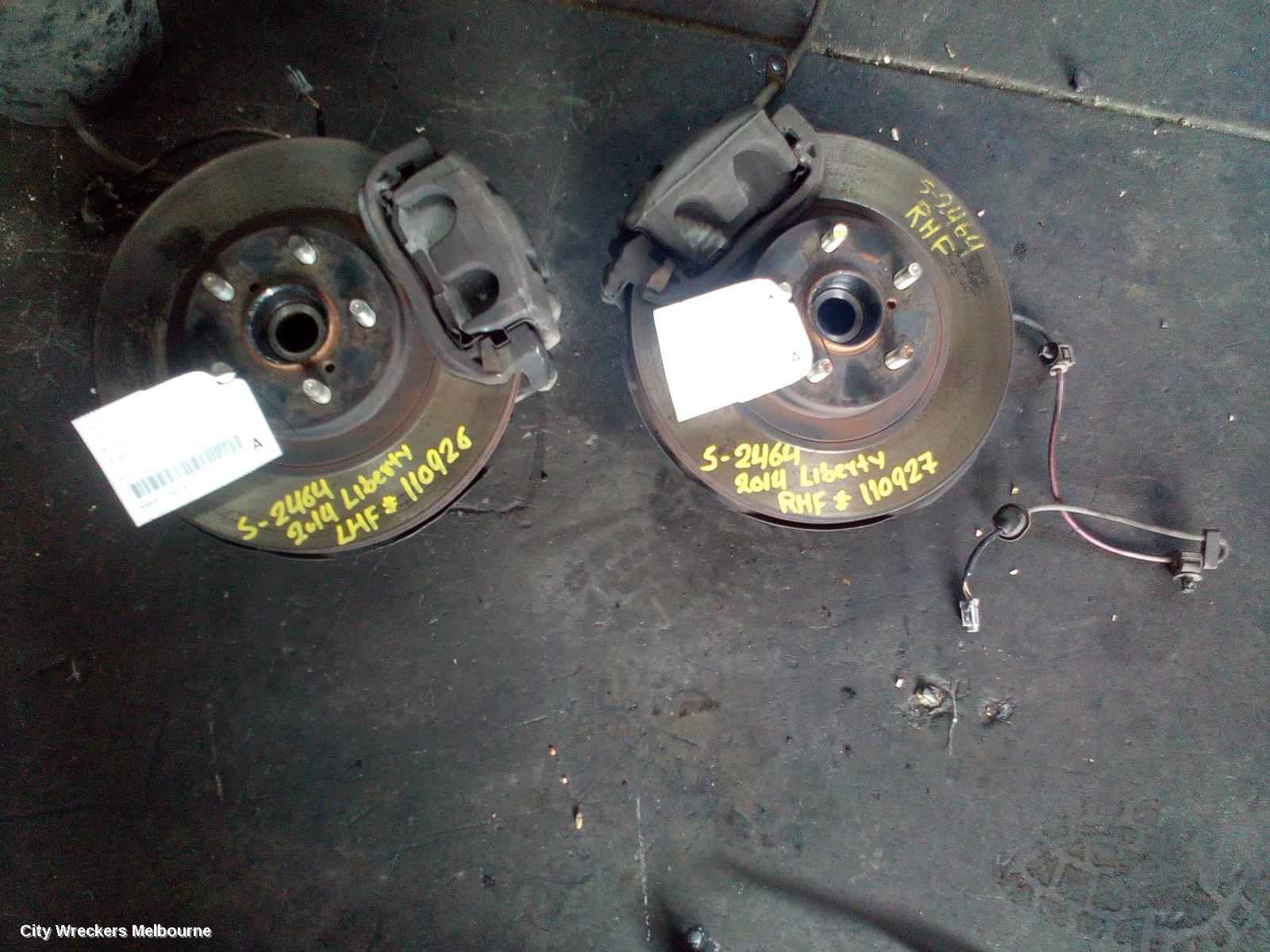 SUBARU LIBERTY LEFT FRONT HUB ASSEMBLY, 5TH GEN, 09/2013 - 11/2014 - Image 3
