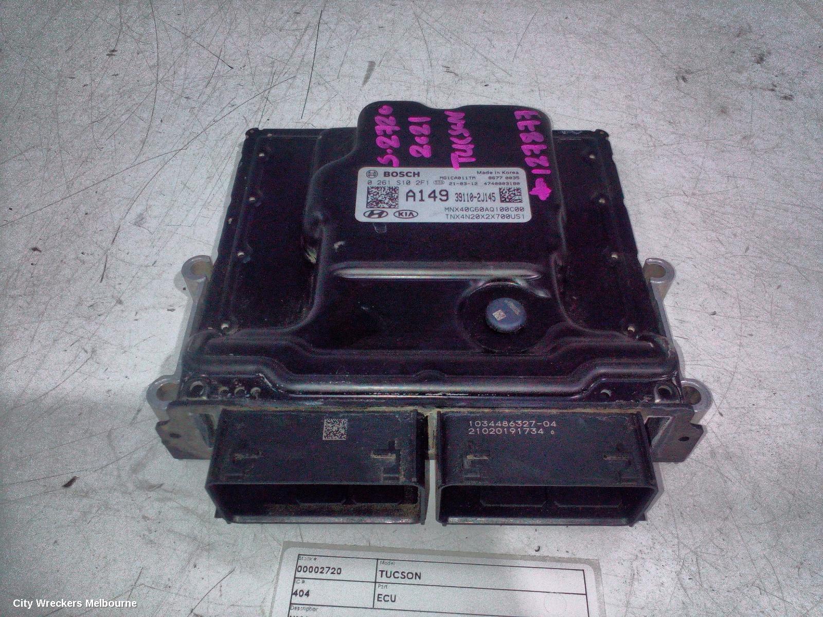 HYUNDAI TUCSON ECU, NX4, ENGINE ECU, PETROL, 2.0, G4NL CODE, ECU ONLY, 02/2021 ONWARDS - Image 1