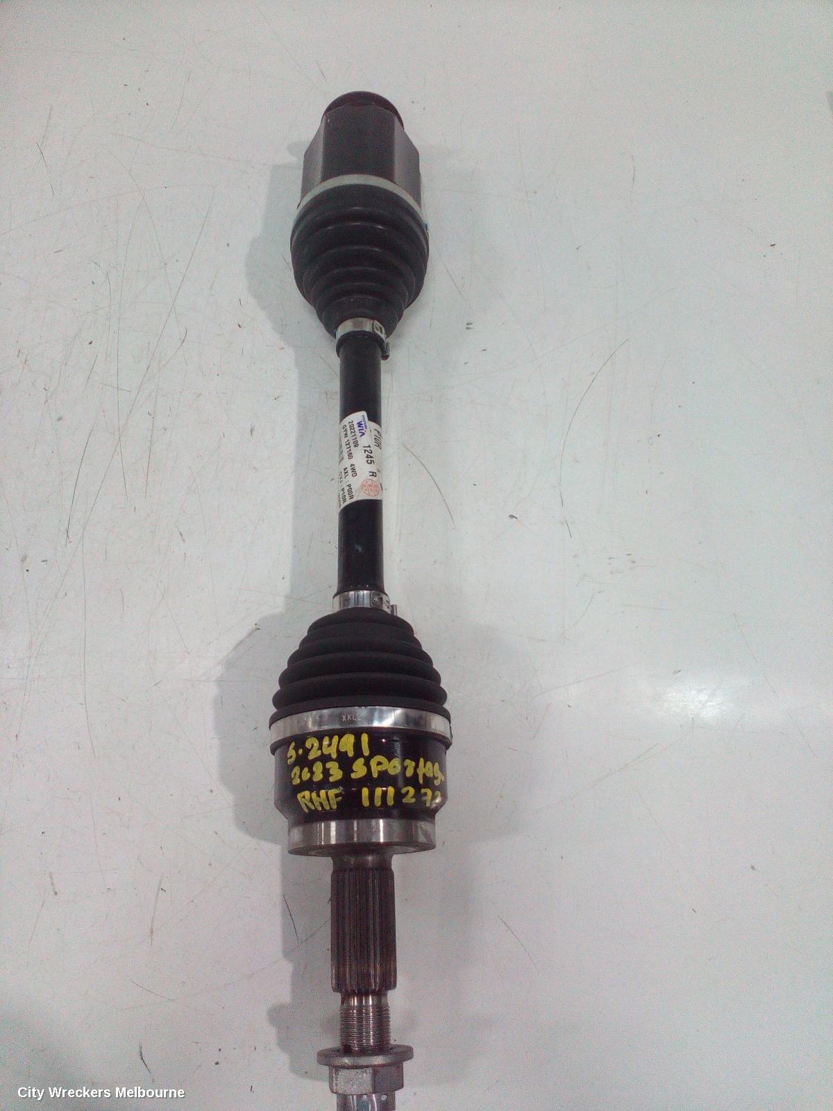 KIA SPORTAGE RIGHT DRIVESHAFT, FRONT, AUTO, AWD, DIESEL, 2.0, D4HD, TURBO, 8 SPEED, NQ5, 09/2021 ONWARDS - Image 2