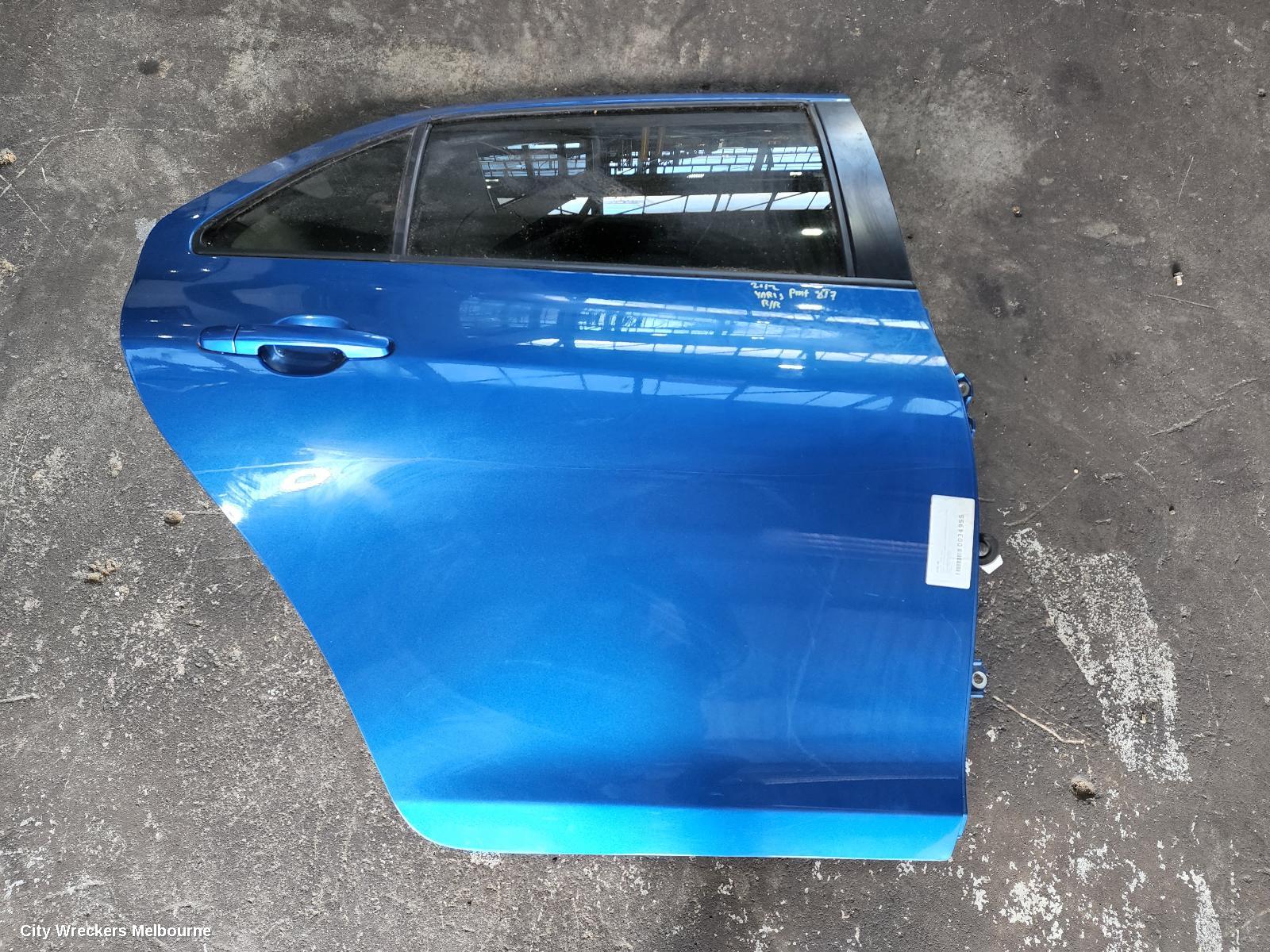 TOYOTA YARIS RIGHT REAR DOOR, NCP9#, SEDAN, 03/2006 - 06/2016 (AUS ONLY) - Image 1