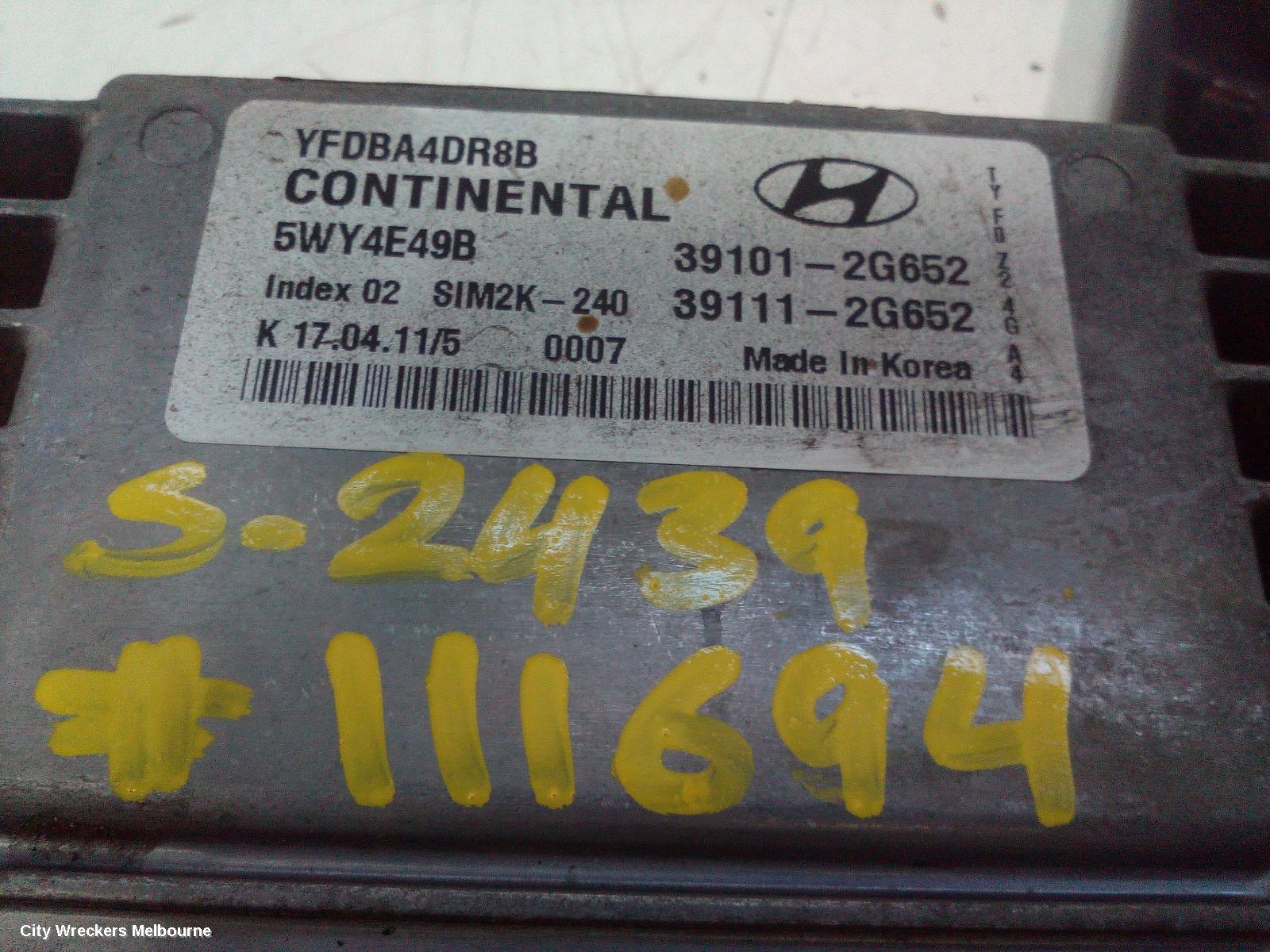 HYUNDAI I45 ECU, ENGINE ECU, 2.4, G4KJ, AUTO TM, ECU ONLY, YF, 02/2010 - 04/2014 - Image 3