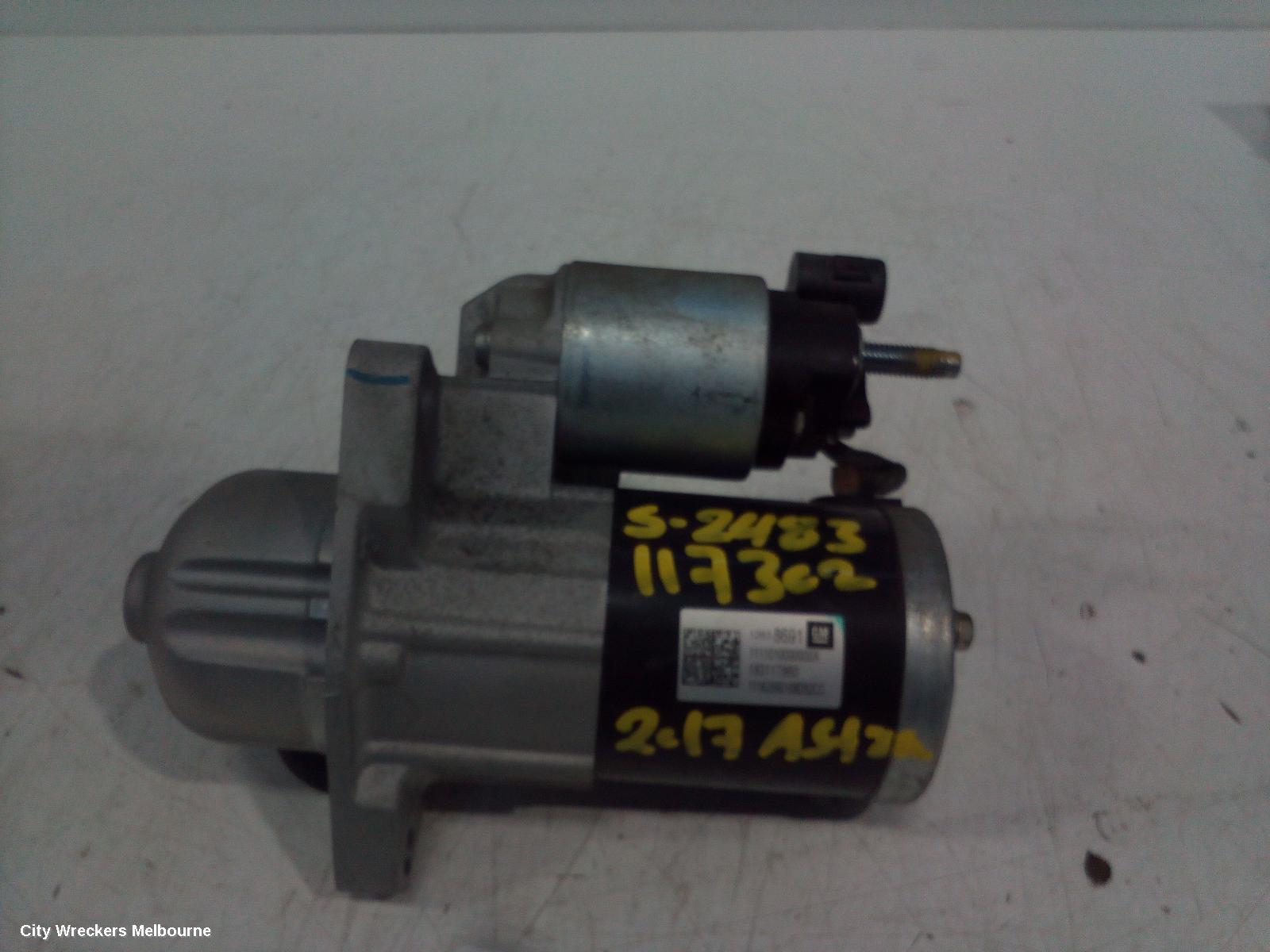 HOLDEN ASTRA STARTER, PETROL, 1.4, TURBO, BK-BL, 09/2016 - 12/2020 - Image 2
