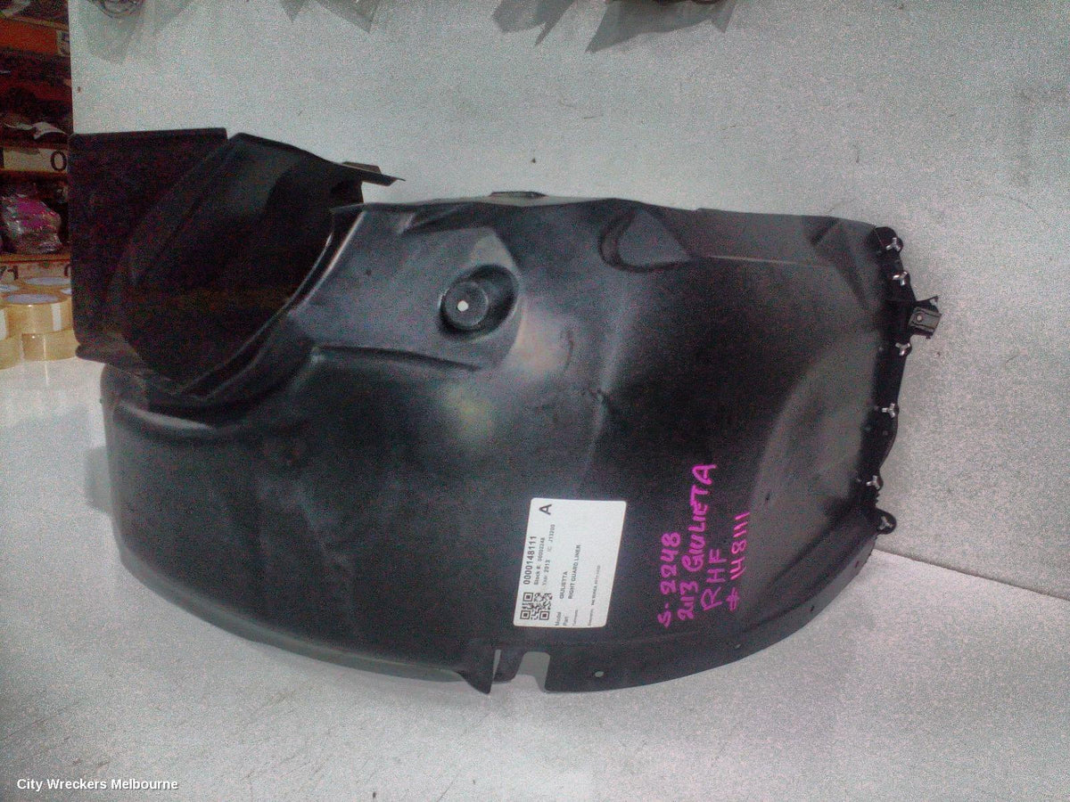 ALFA ROMEO GIULIETTA RIGHT GUARD LINER, 940 SERIES, 01/2011 - 12/2020 - Image 2