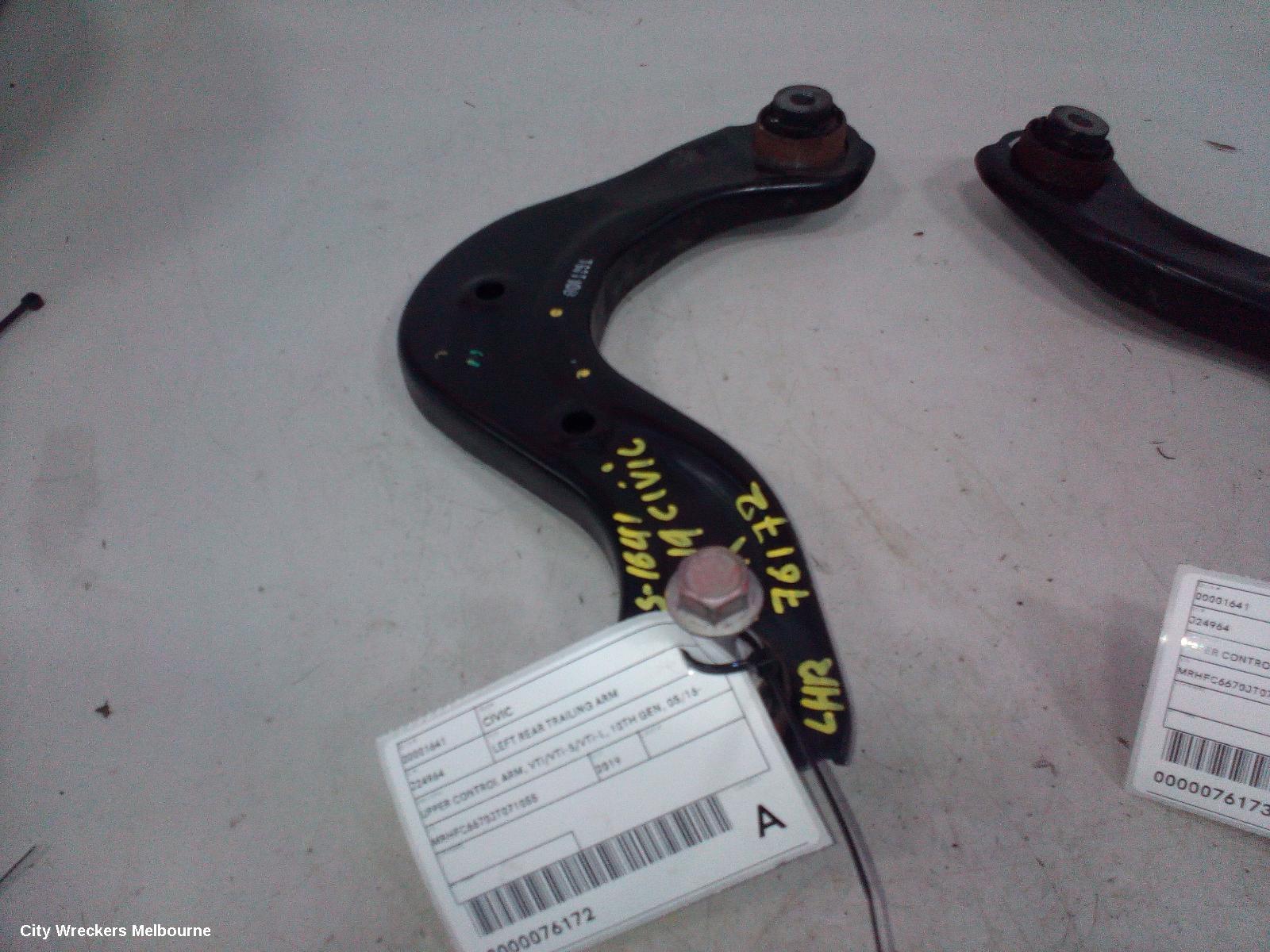 HONDA CIVIC LEFT REAR TRAILING ARM, UPPER CONTROL ARM, VTI/VTI-S/VTI-L, 10TH GEN, 05/2016 ONWARDS - Image 2