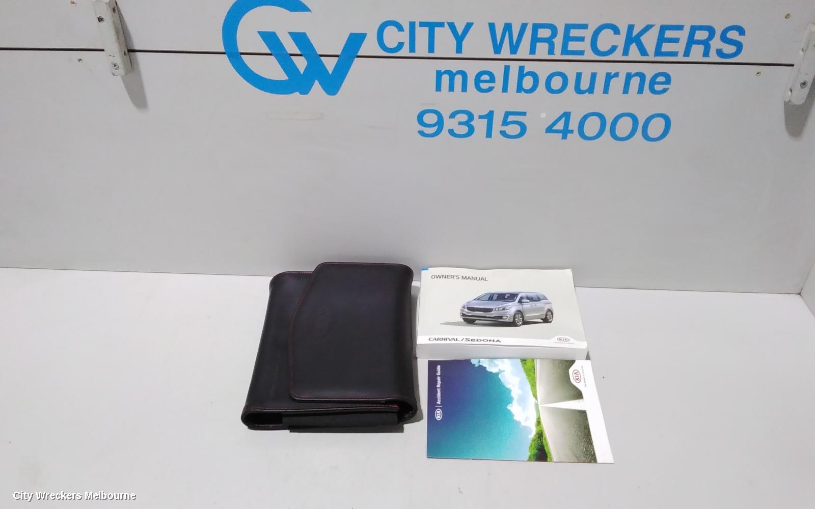 KIA CARNIVAL/GRAND CARNIVAL OWNERS HANDBOOK, YP, 01/2015 - 10/2020 - Image 1