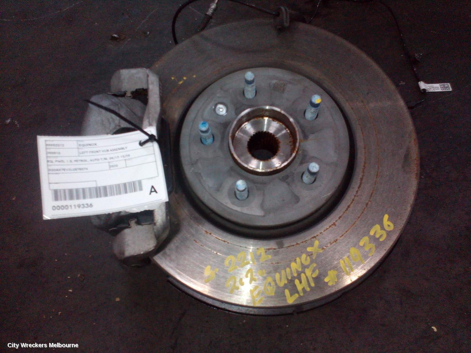 HOLDEN EQUINOX LEFT FRONT HUB ASSEMBLY, EQ, FWD, 1.5, PETROL, AUTO T/M, 09/2017 - 12/2020 - Image 1