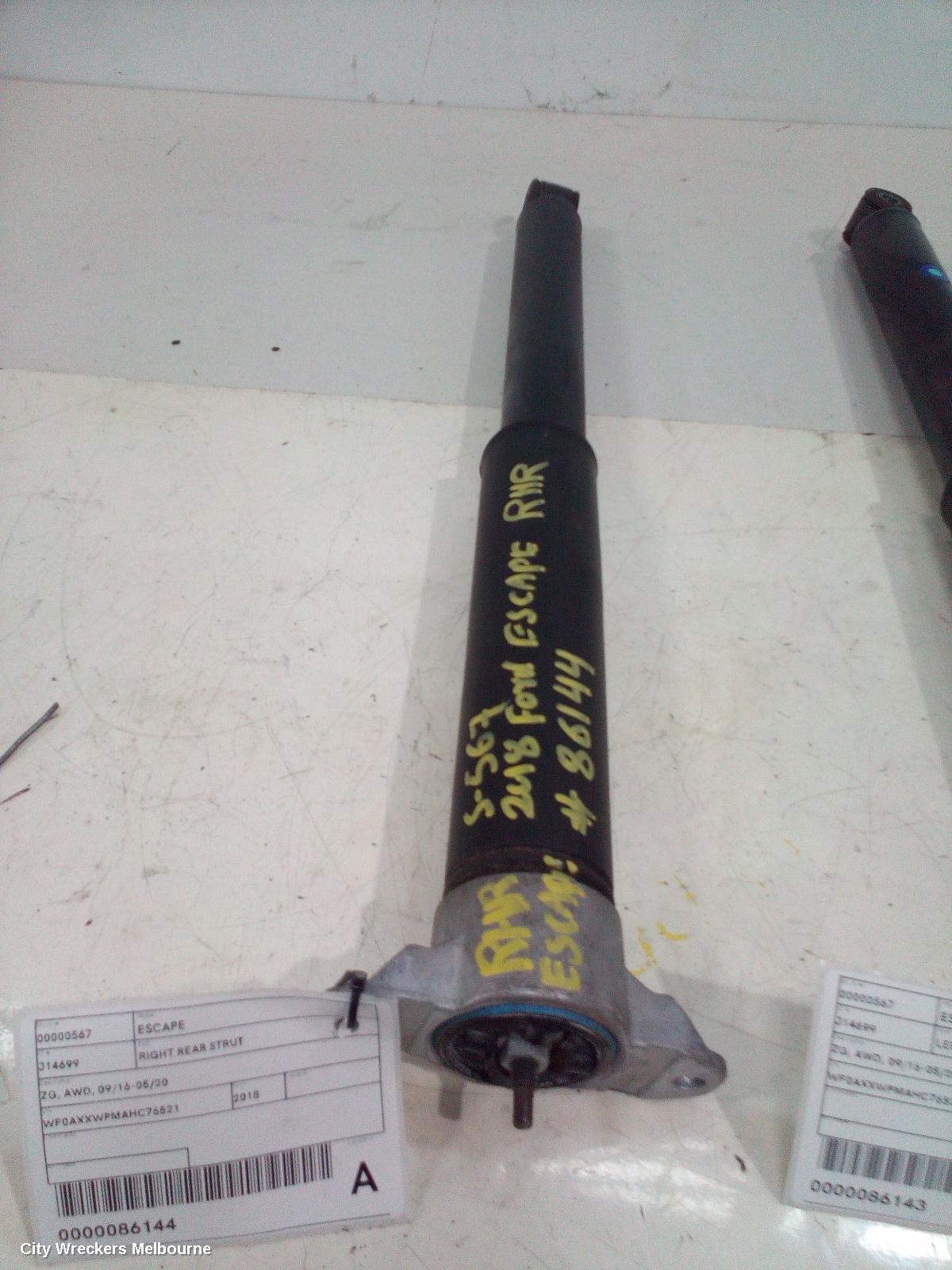 FORD ESCAPE RIGHT REAR STRUT, ZG, AWD, 09/2016 - 05/2020 - Image 1