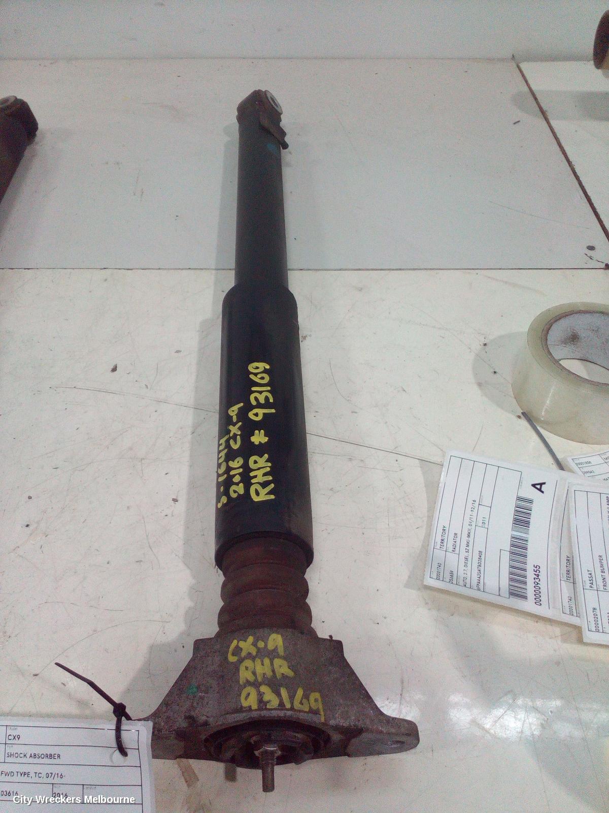 MAZDA CX9 SHOCK ABSORBER, REAR (RH SIDE), FWD TYPE, TC, 07/2016 ONWARDS - Image 2