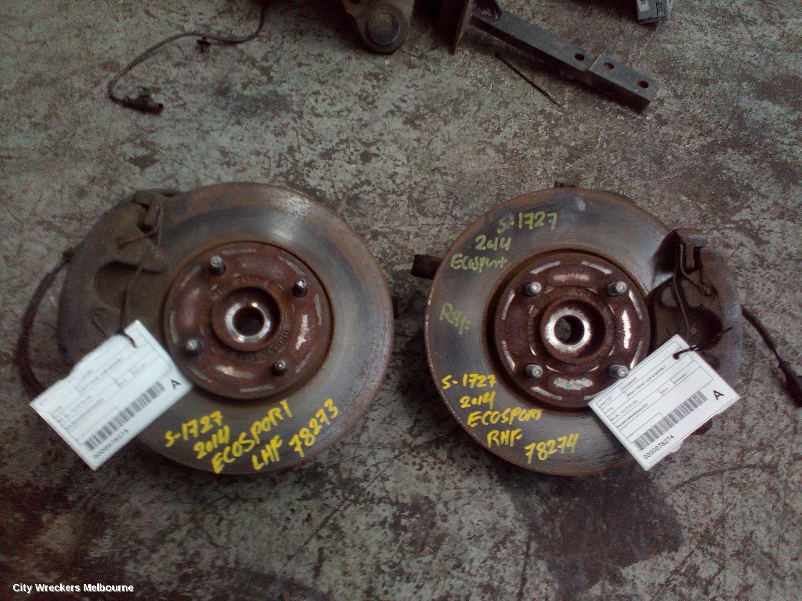 FORD ECOSPORT LEFT FRONT HUB ASSEMBLY, BK-BL, 12/2013 - 01/2020 - Image 2