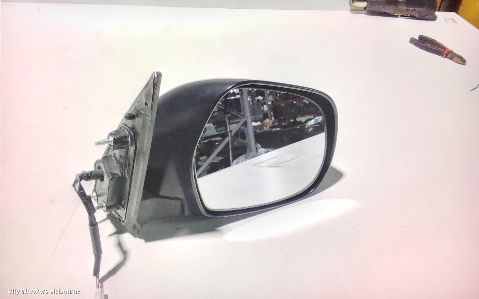 TOYOTA HIACE RIGHT DOOR MIRROR, TRH/KDH, POWER, BLACK (3 WIRE), 03/2005 - 01/2014 - Image 1