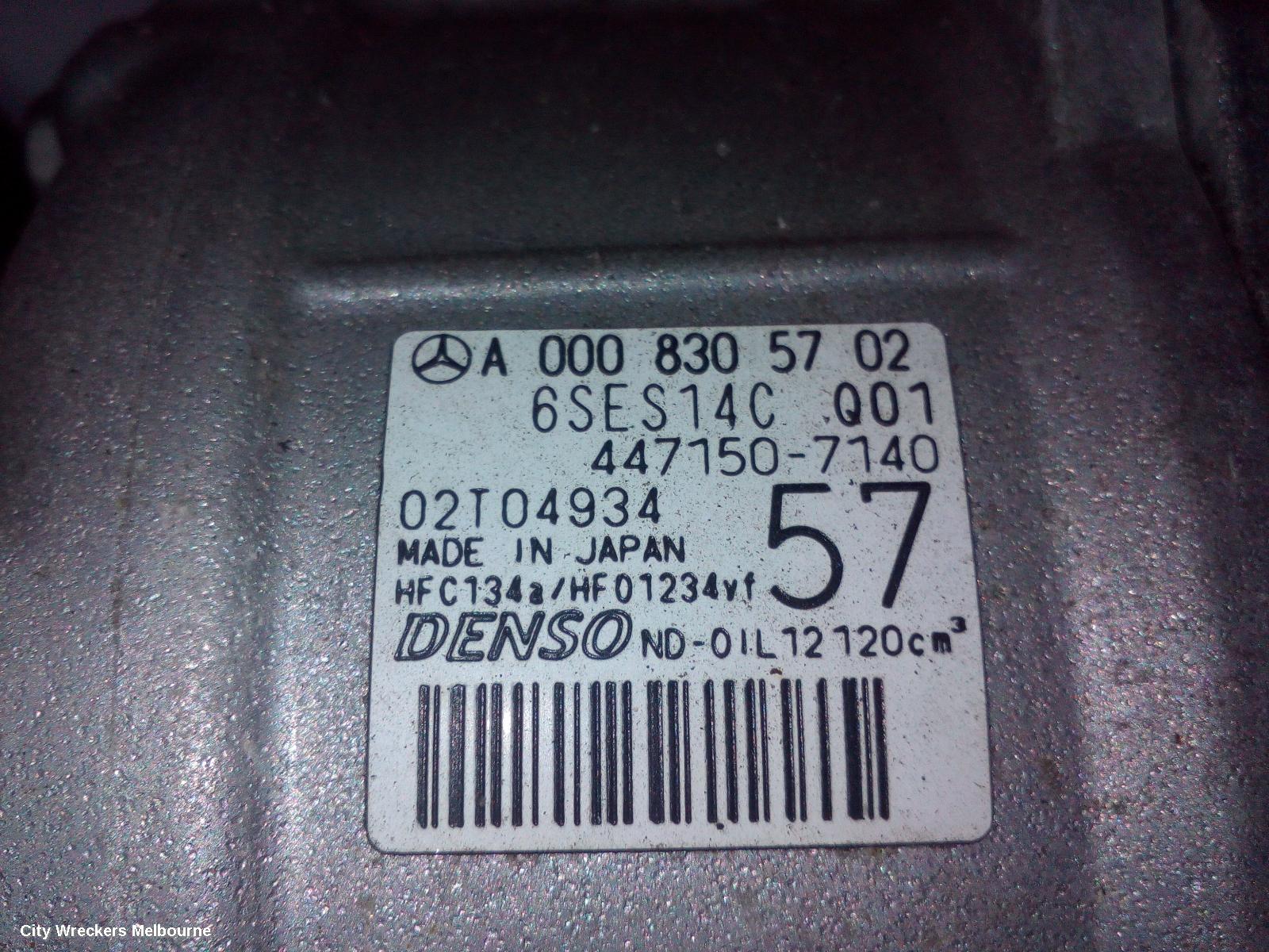 MERCEDES CLA CLASS A/C COMPRESSOR, C117, 1.6, TURBO PETROL, CLA200, 10/2013 - 01/2019 - Image 3