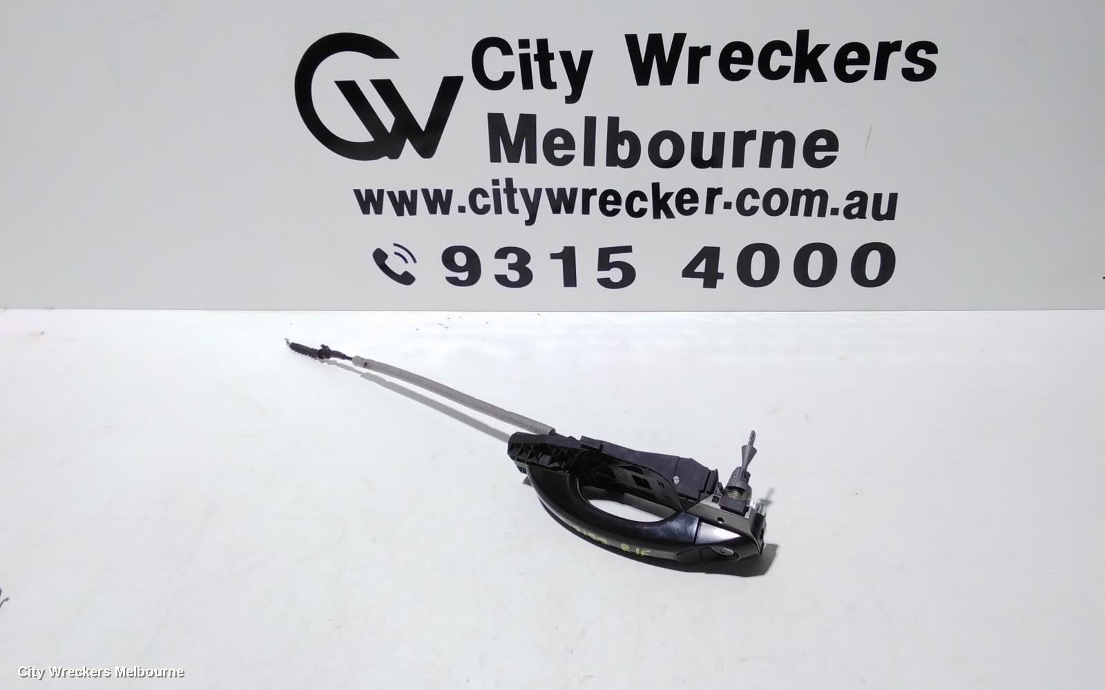VOLKSWAGEN AMAROK DOOR HANDLE, OUTER, RH FRONT, BLACK, 2H, 12/2010 ONWARDS - Image 1