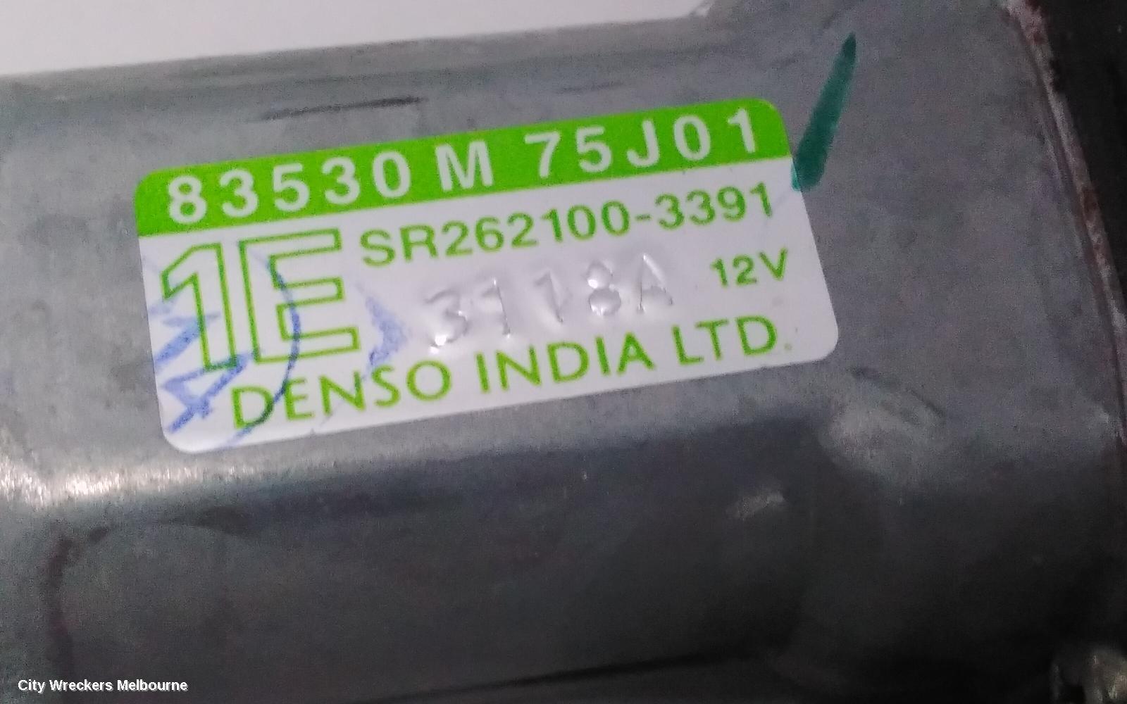 SUZUKI ALTO LEFT FRONT WINDOW REG/MOTOR, GF, 07/2009 - 12/2014 - Image 2