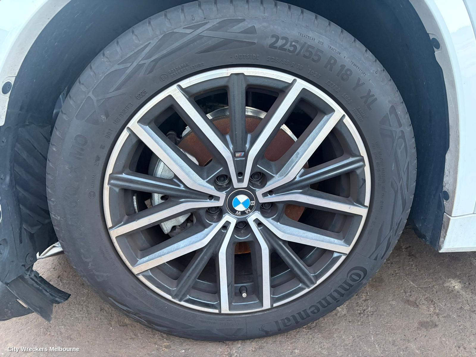 BMW X1 WHEEL MAG, U11, FACTORY, 18X7.5IN, 5 SPOKE, STYLE 865, BLACK, 07/2022 ONWARDS - Image 1