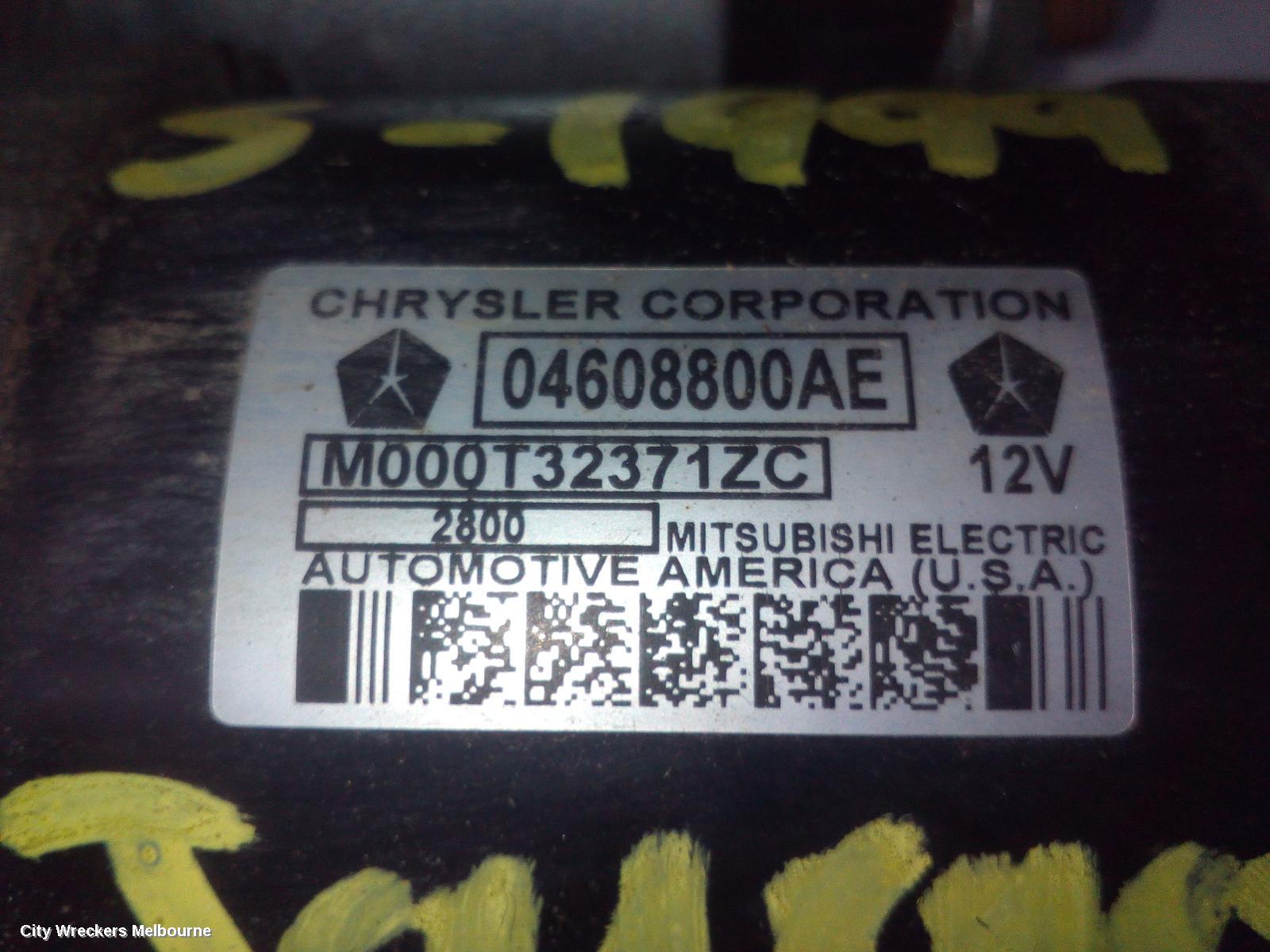 DODGE JOURNEY STARTER, PETROL, 2.7 V6, JC, 09/2008 - 07/2011 - Image 2