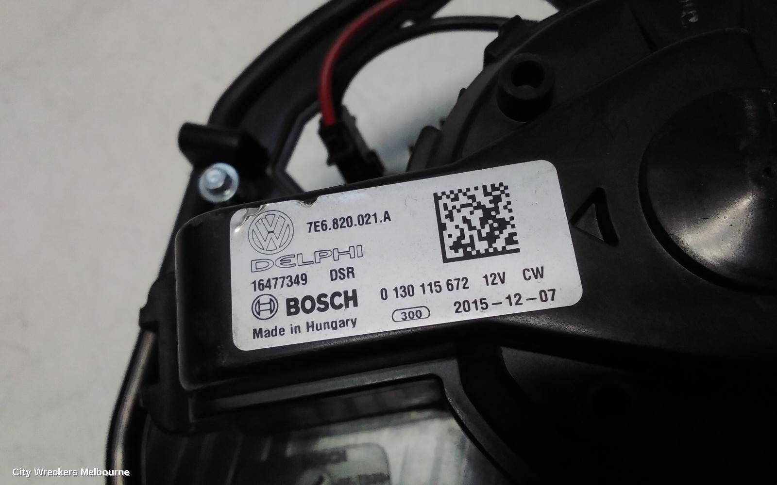 VOLKSWAGEN TRANSPORTER HEATER FAN MOTOR, CLIMATE CONTROL TYPE (FRONT), T6, 07/2015 ONWARDS - Image 3
