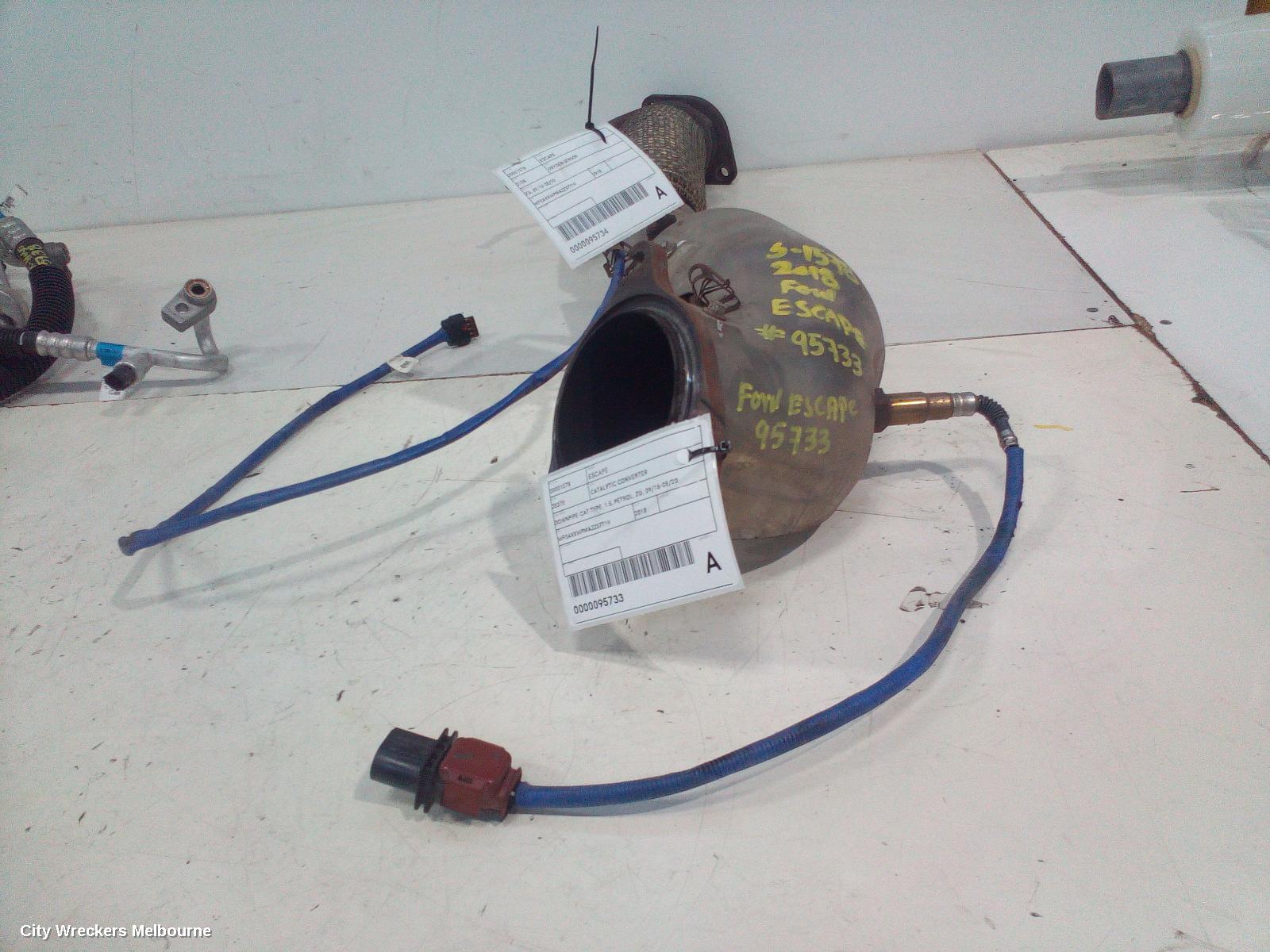 FORD ESCAPE CATALYTIC CONVERTER, DOWNPIPE-CAT TYPE, 1.5, PETROL, ZG, 09/2016 - 05/2020 - Image 1