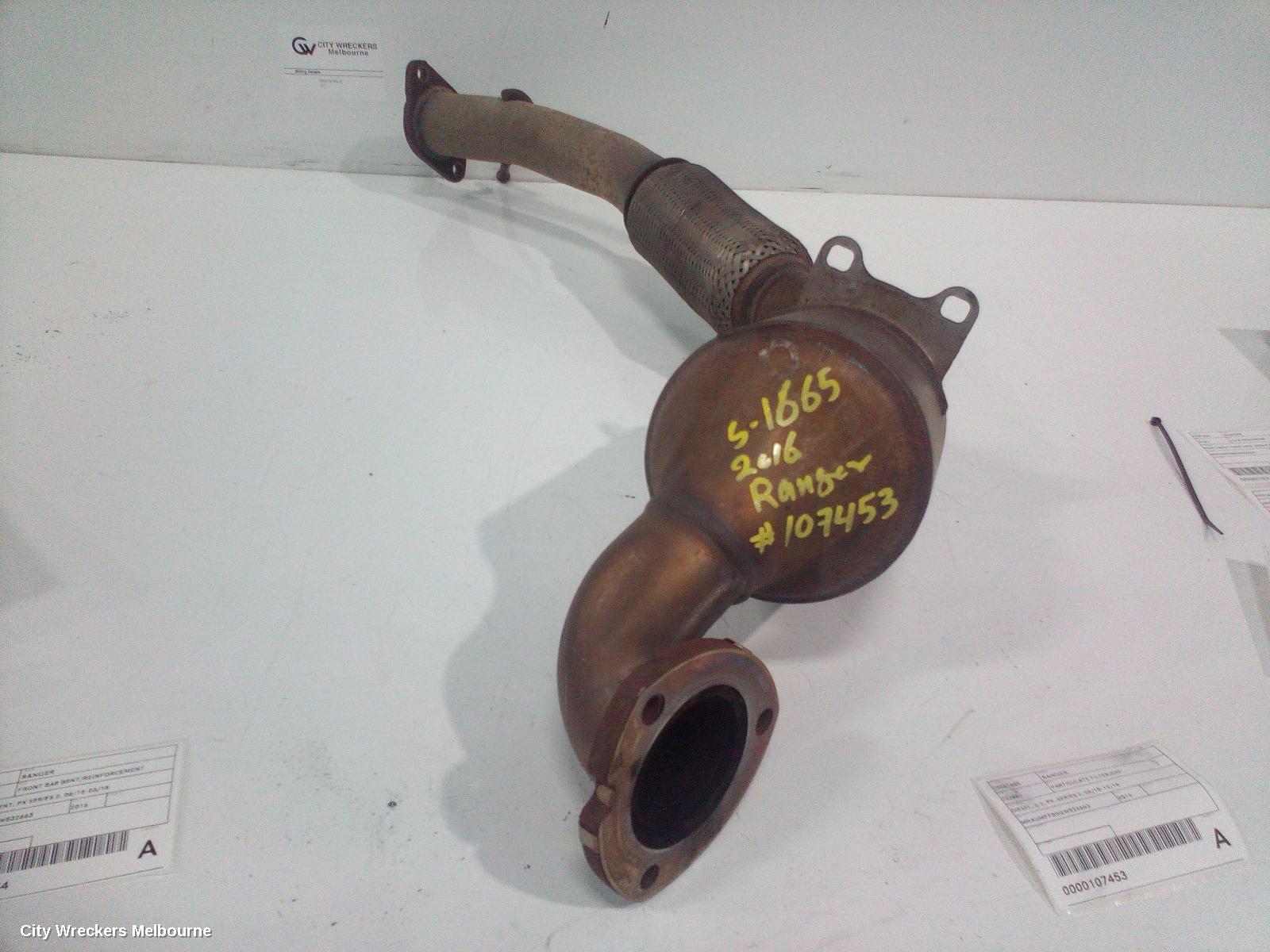 FORD RANGER PARTICULATE FILTER/DPF, DIESEL, 2.2, PX ,SERIES 2, 06/2015 - 12/2018 - Image 2