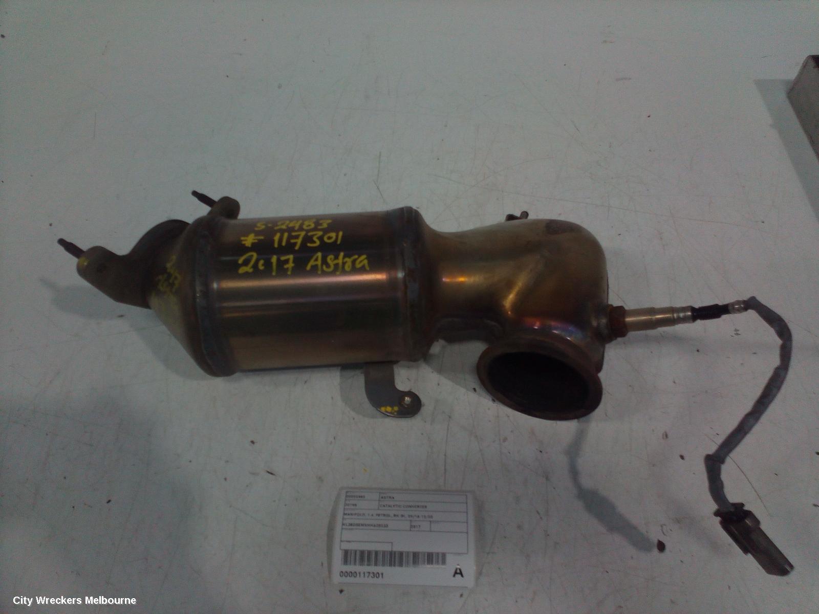 HOLDEN ASTRA CATALYTIC CONVERTER, MANIFOLD, 1.4, PETROL, BK-BL, 09/2016 - 12/2020 - Image 2