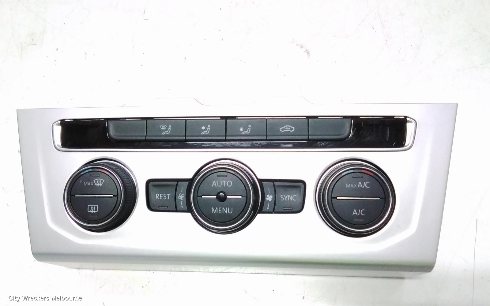 VOLKSWAGEN PASSAT HEATER/AC CONTROLS, 3CC, 3 KNOB DIAL, STANDARD TYPE, SEDAN, 01/2009 - 12/2016 - Image 2