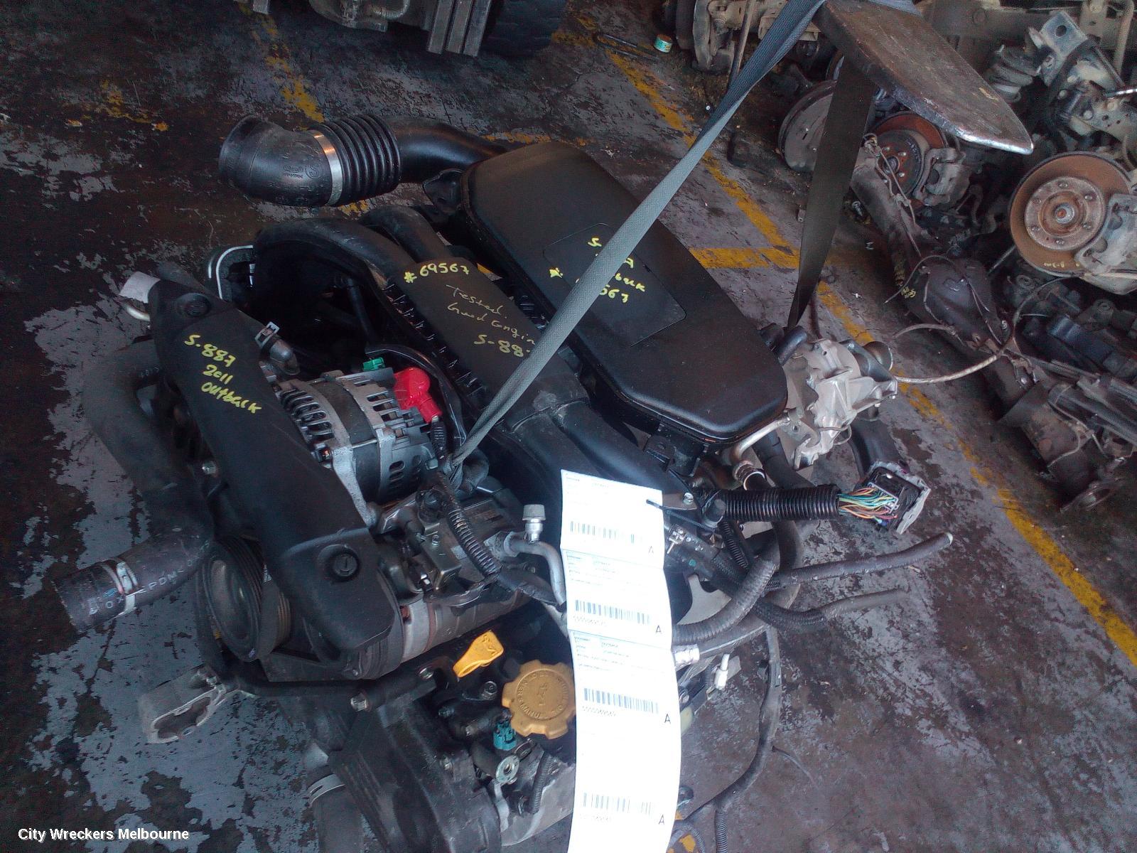 SUBARU OUTBACK A/C COMPRESSOR, 5TH GEN, 2.5, EJ25, PETROL (6TH VIN = 9), DENSO 10S17C, 09/2009 - 09/2012 - Image 3