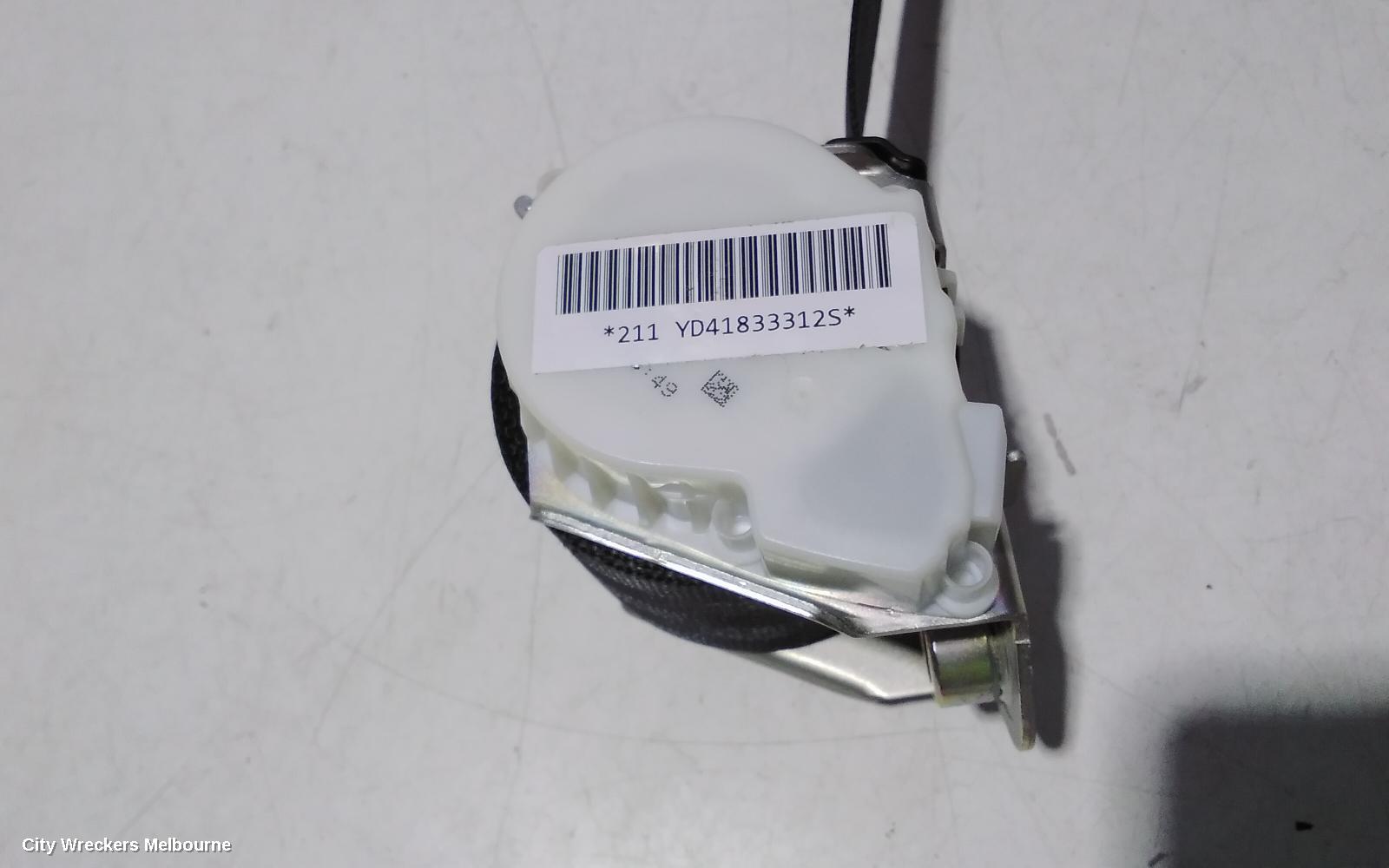 VOLKSWAGEN AMAROK SEATBELT/STALK, LH REAR, SEAT BELT ONLY, 2H, 12/2010 ONWARDS - Image 2