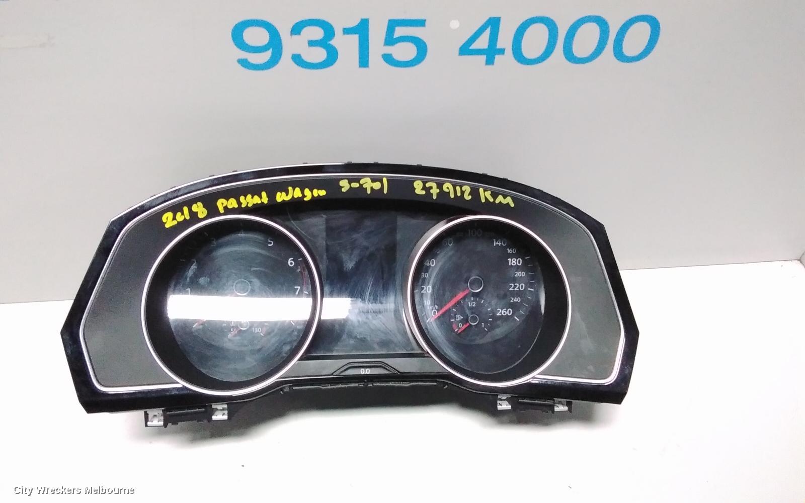 VOLKSWAGEN PASSAT INSTRUMENT CLUSTER, PETROL, 132TSI/132TSI COMFORTLINE, B8/MK7, 06/2015 - 10/2019 - Image 2