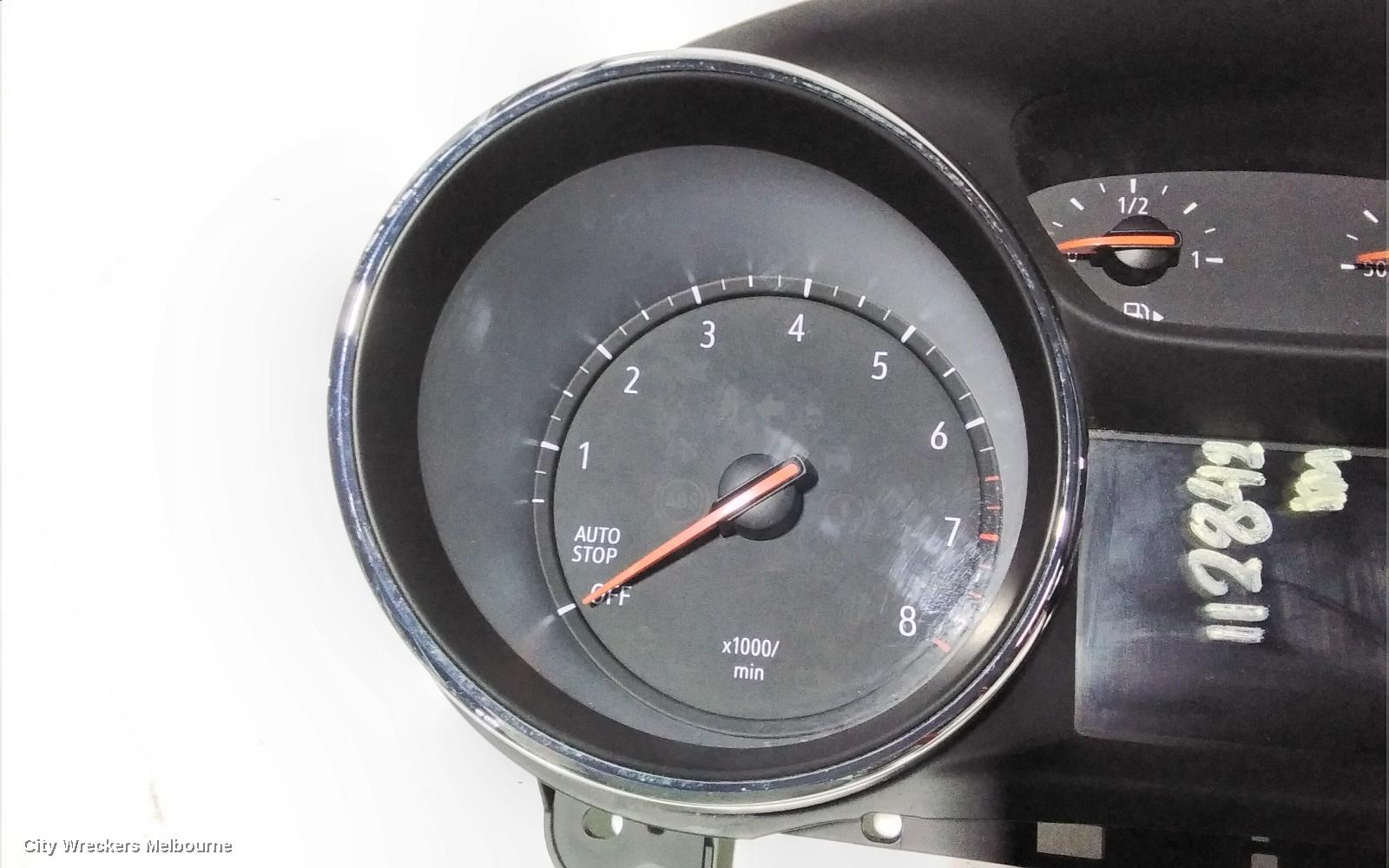 HOLDEN ASTRA INSTRUMENT CLUSTER, PETROL, AUTO T/M, BK, HATCH/WAGON, 09/2016 ONWARDS - Image 2