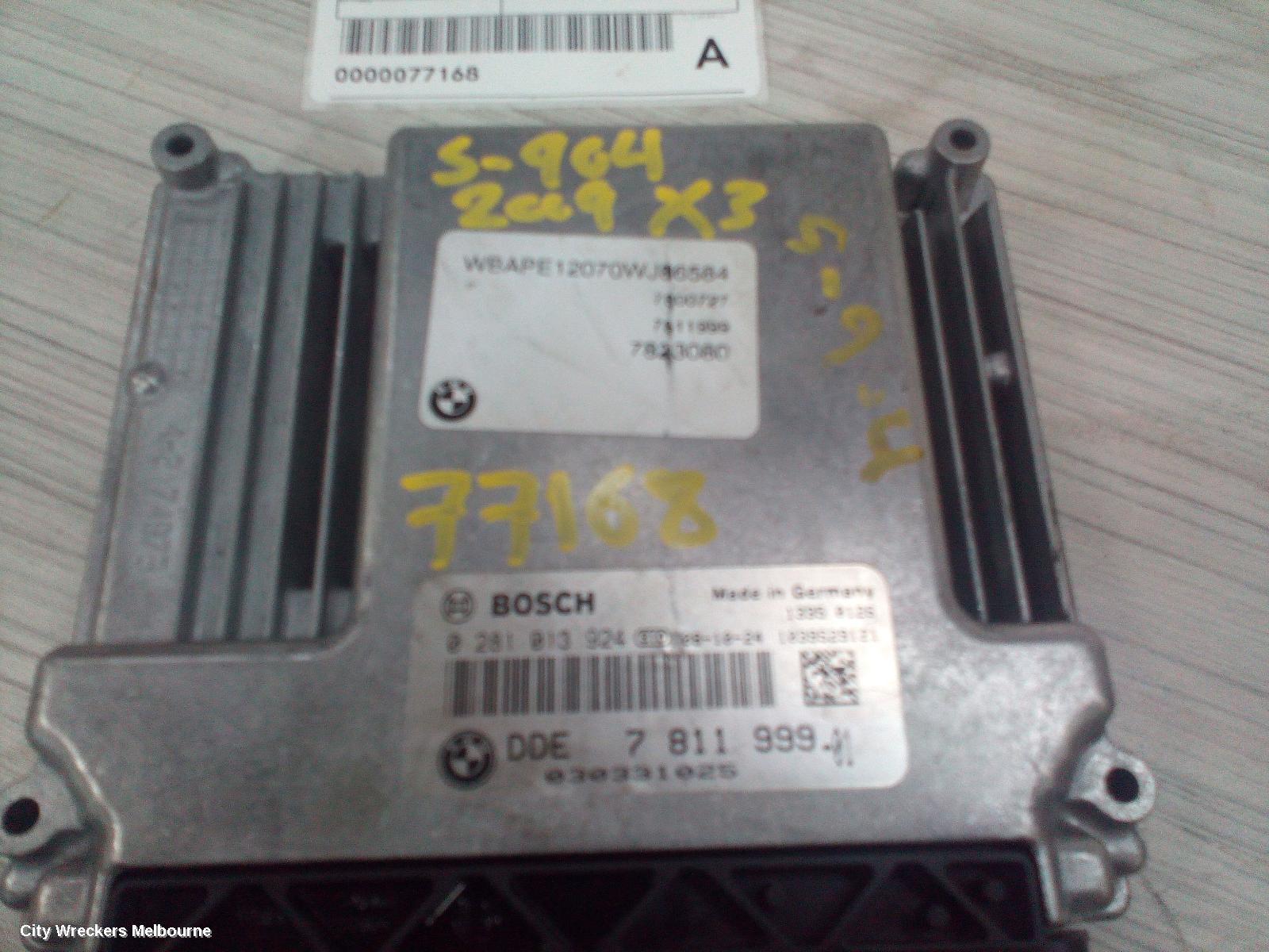BMW X3 ECU, ENGINE ECU, 2.0, N47D20, DIESEL, AUTO, ECU ONLY, E83, 09/2007 - 11/2010 - Image 2