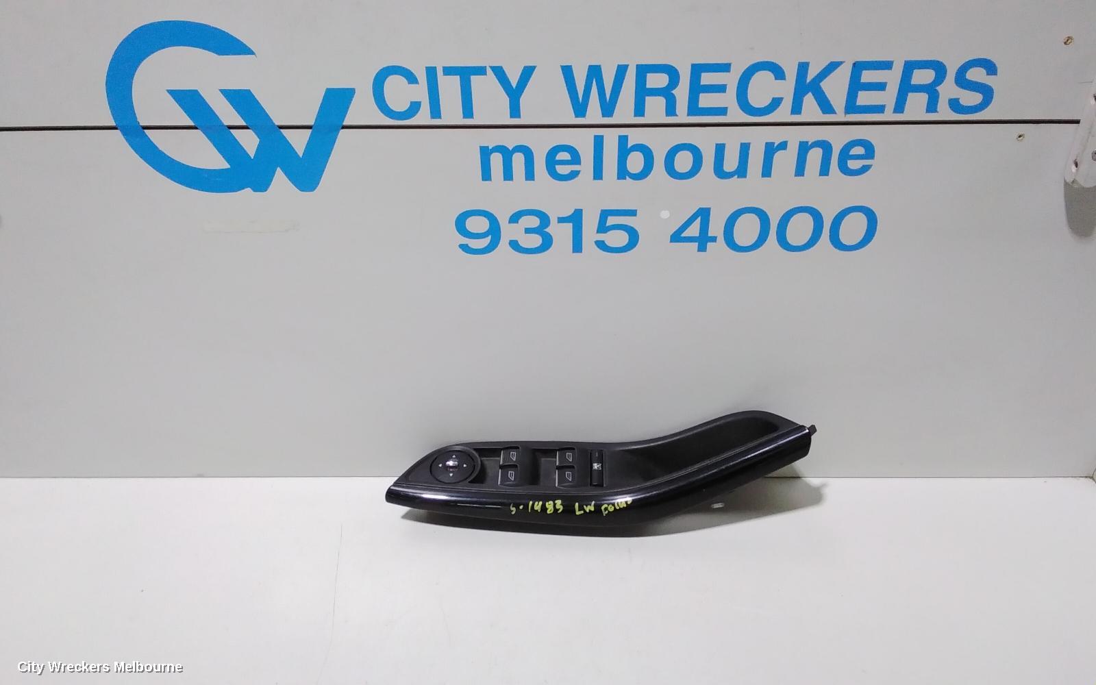 FORD FOCUS PWR DR WIND SWITCH, RH FRONT (MASTER SWITCH), LW, MANUAL FOLD, NON CHROME INSERT TYPE, 05/2011 - 08/2015 - Image 1