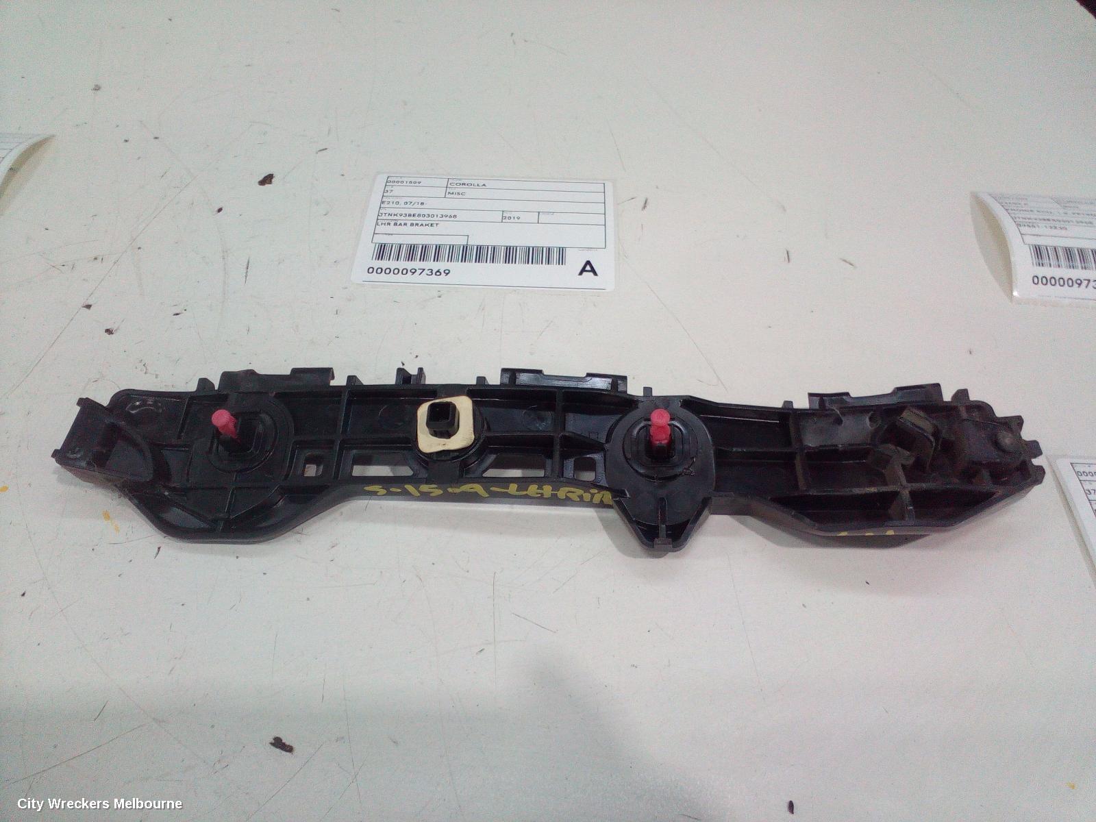 TOYOTA COROLLA, E210, 07/2018 ONWARDS, LHR BAR BRAKET: 97369 - Image 3