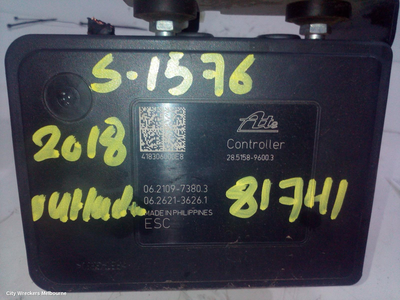 MITSUBISHI OUTLANDER ABS PUMP/MODULATOR, ZK-ZL, NON ACTIVE EMERGENCY BRAKING TYPE, P/N 4670B231, 04/2015 ONWARDS - Image 1