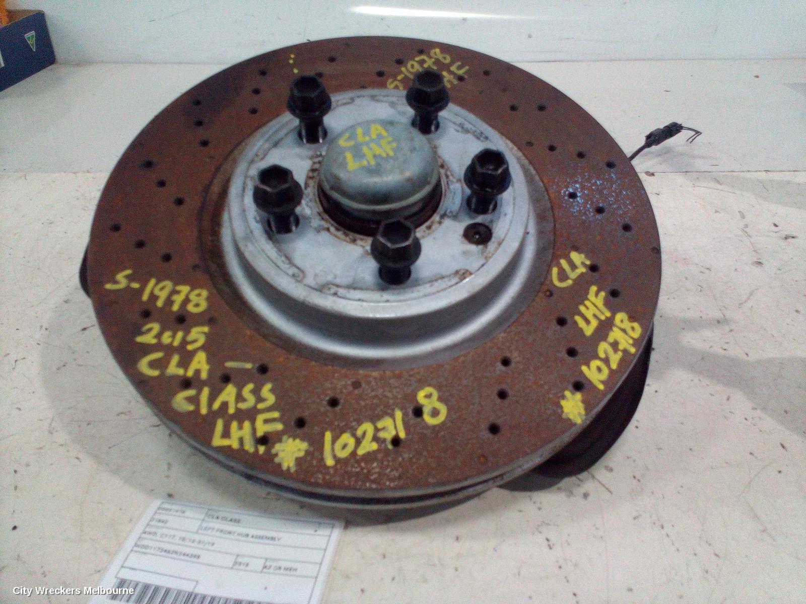 MERCEDES CLA CLASS LEFT FRONT HUB ASSEMBLY, AWD, C117, 10/2013 - 01/2019 - Image 2