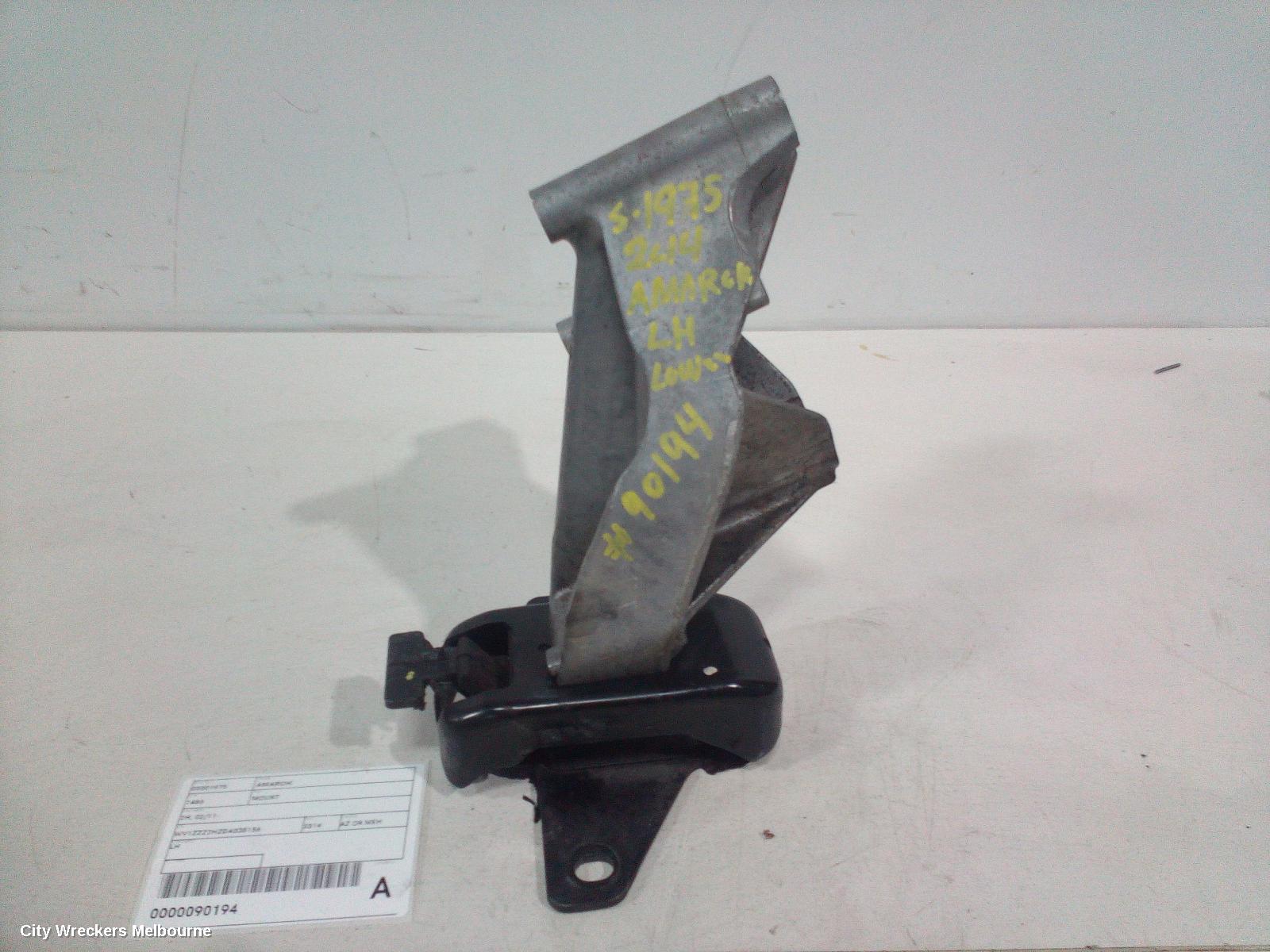 VOLKSWAGEN AMAROK MOUNT, ENGINE MOUNT (LH SIDE), DIESEL, 2.0, TWIN TURBO, 2H, CDCA/CNEA/CSHA CODE, 10/2010 - 09/2022 - Image 1