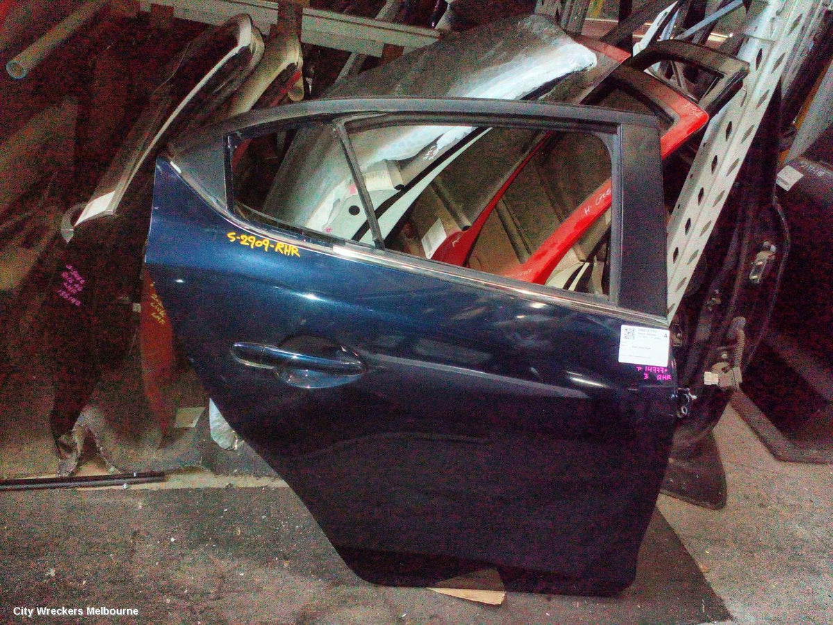 MAZDA 3 RIGHT REAR DOOR, BM-BN, SEDAN/HATCH, 11/2013 - 02/2019 - Image 1