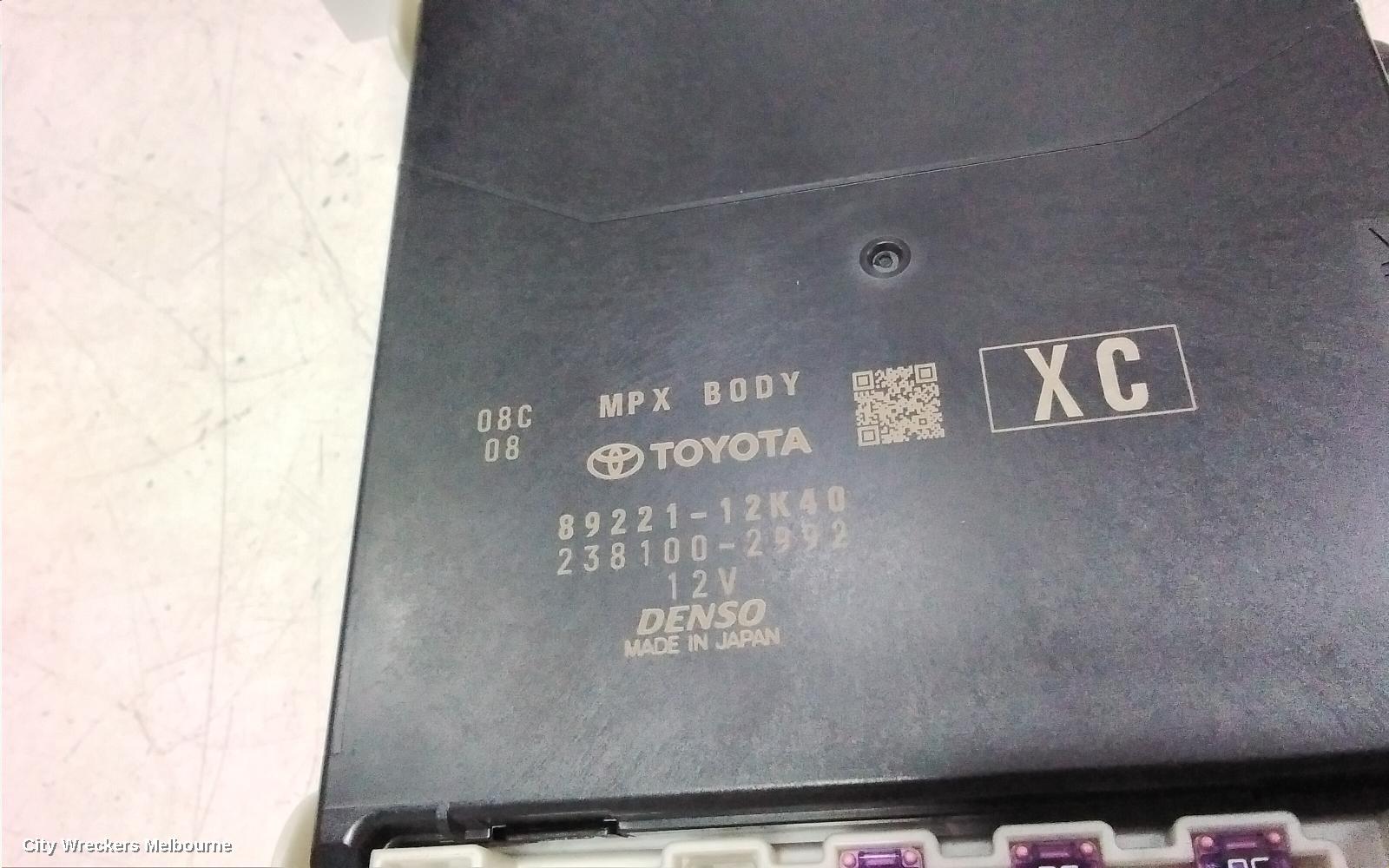 TOYOTA COROLLA ECU, MULTIPLEX NETWORK BODY ECU, MZEA12R/ZWE211R, 07/2018 ONWARDS - Image 3