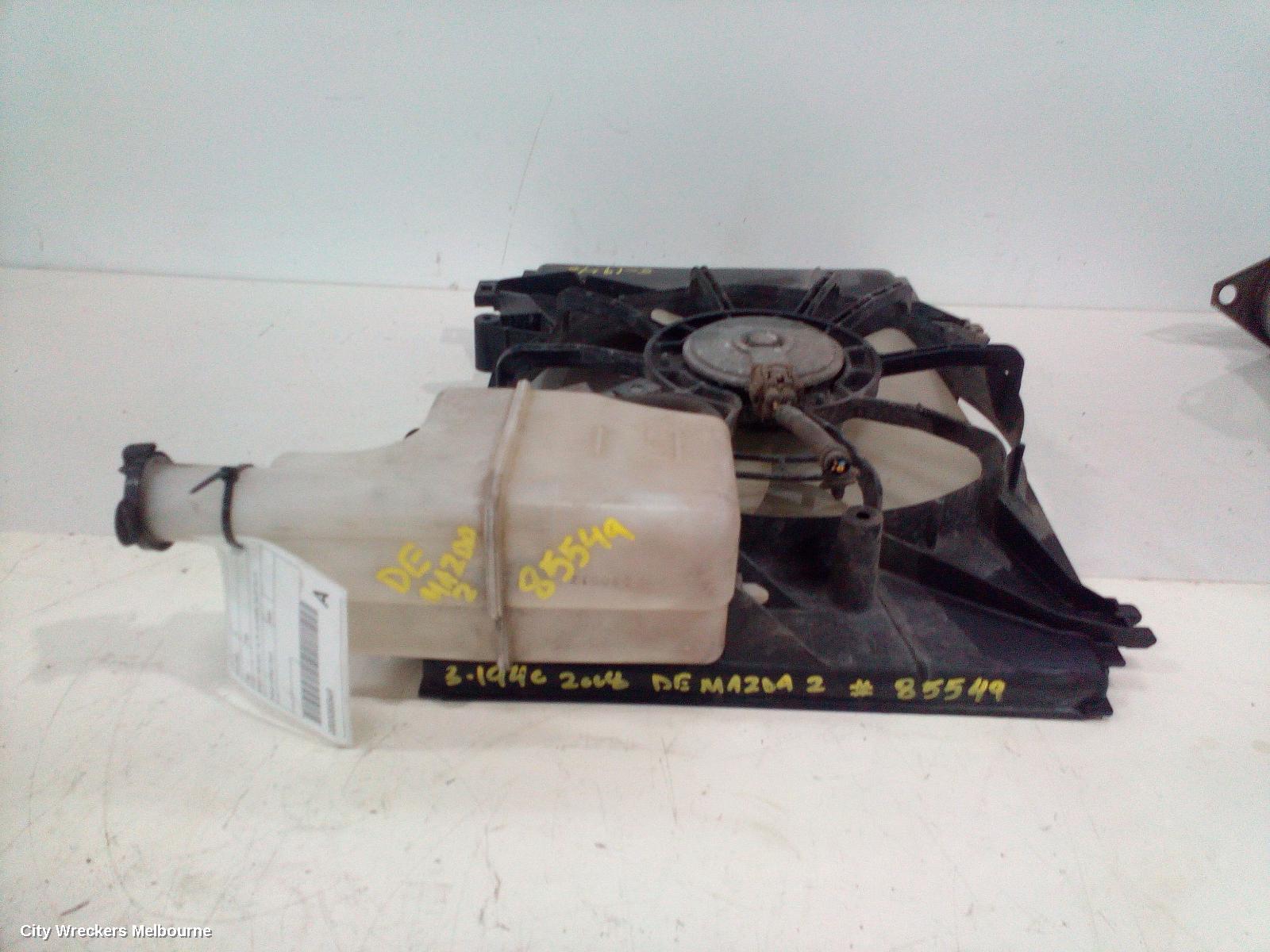 MAZDA 2 FAN, SINGLE FAN ASSY, 1.5, ZY, DE SERIES, 09/2007 - 09/2014 - Image 2