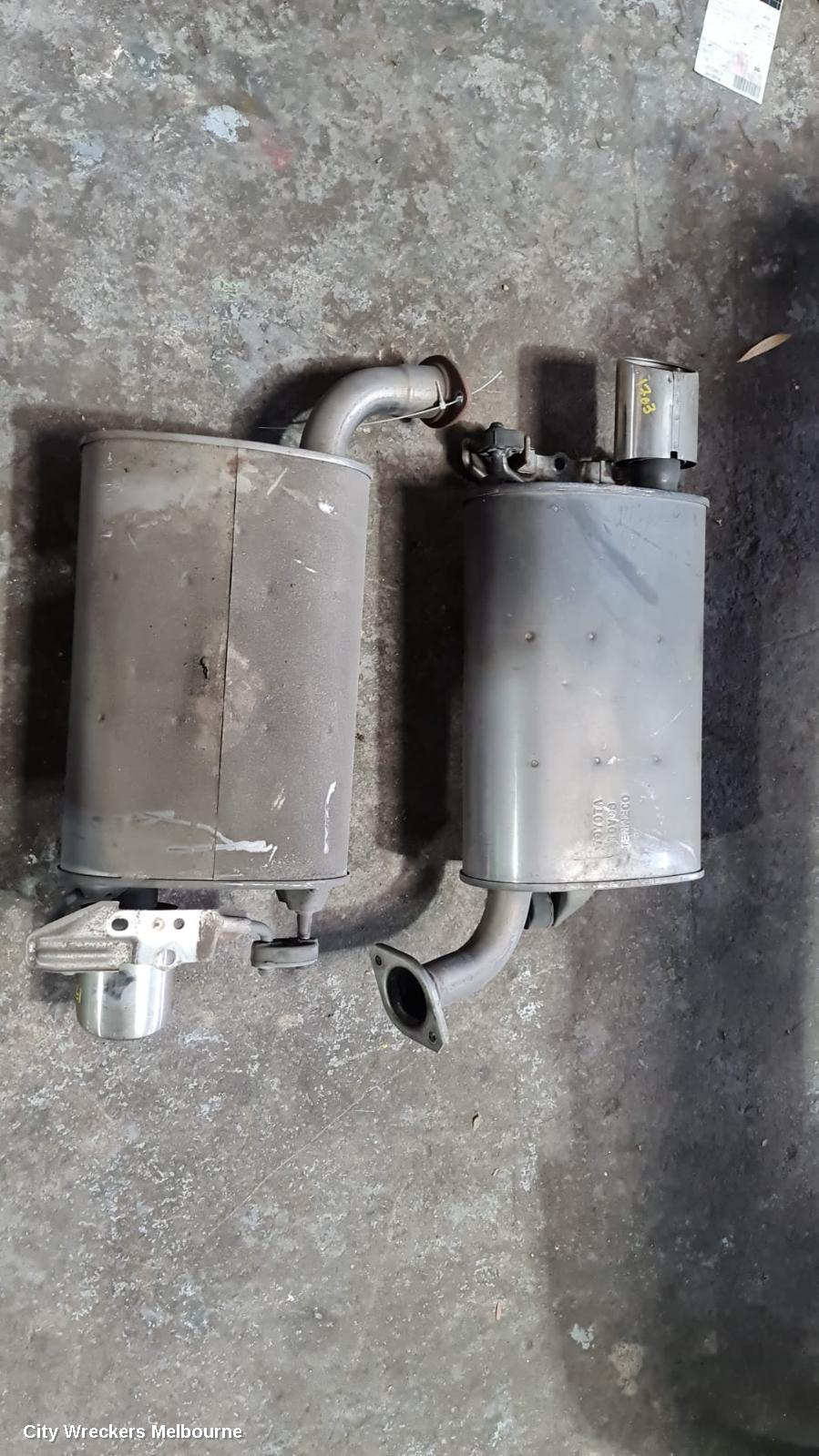 TOYOTA CAMRY EXHAUST SYSTEM, XV50, 12/2011 - 05/2015 - Image 1