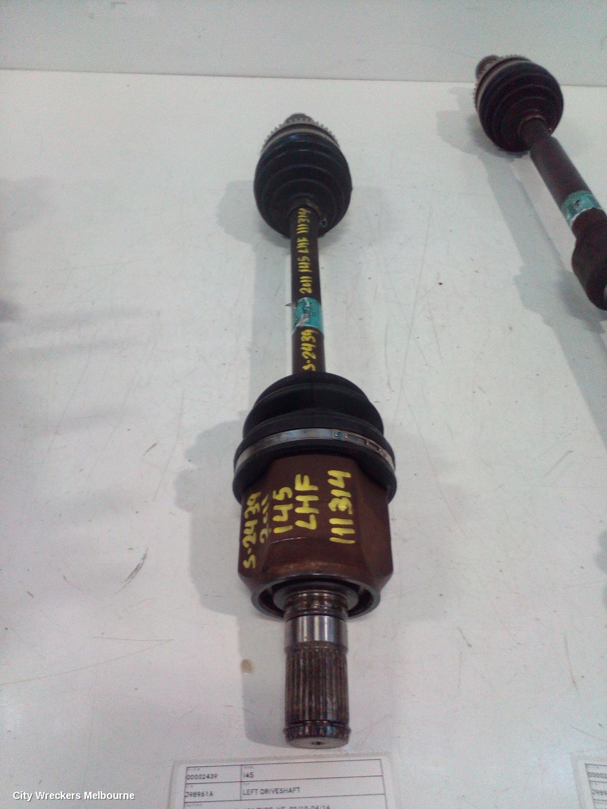 HYUNDAI I45 LEFT DRIVESHAFT, AUTO, 2.4, G4KJ, ABS TYPE, YF, 02/2010 - 04/2014 - Image 1