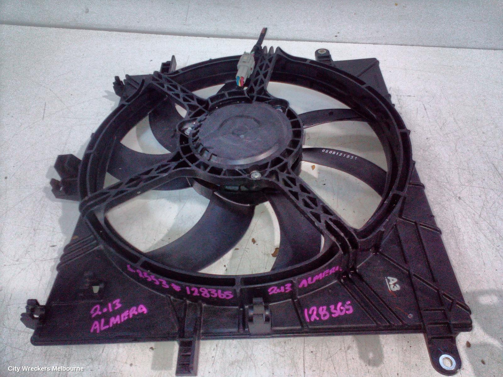 NISSAN ALMERA FAN, RAD FAN, N17, 06/2012 - 07/2014 - Image 1